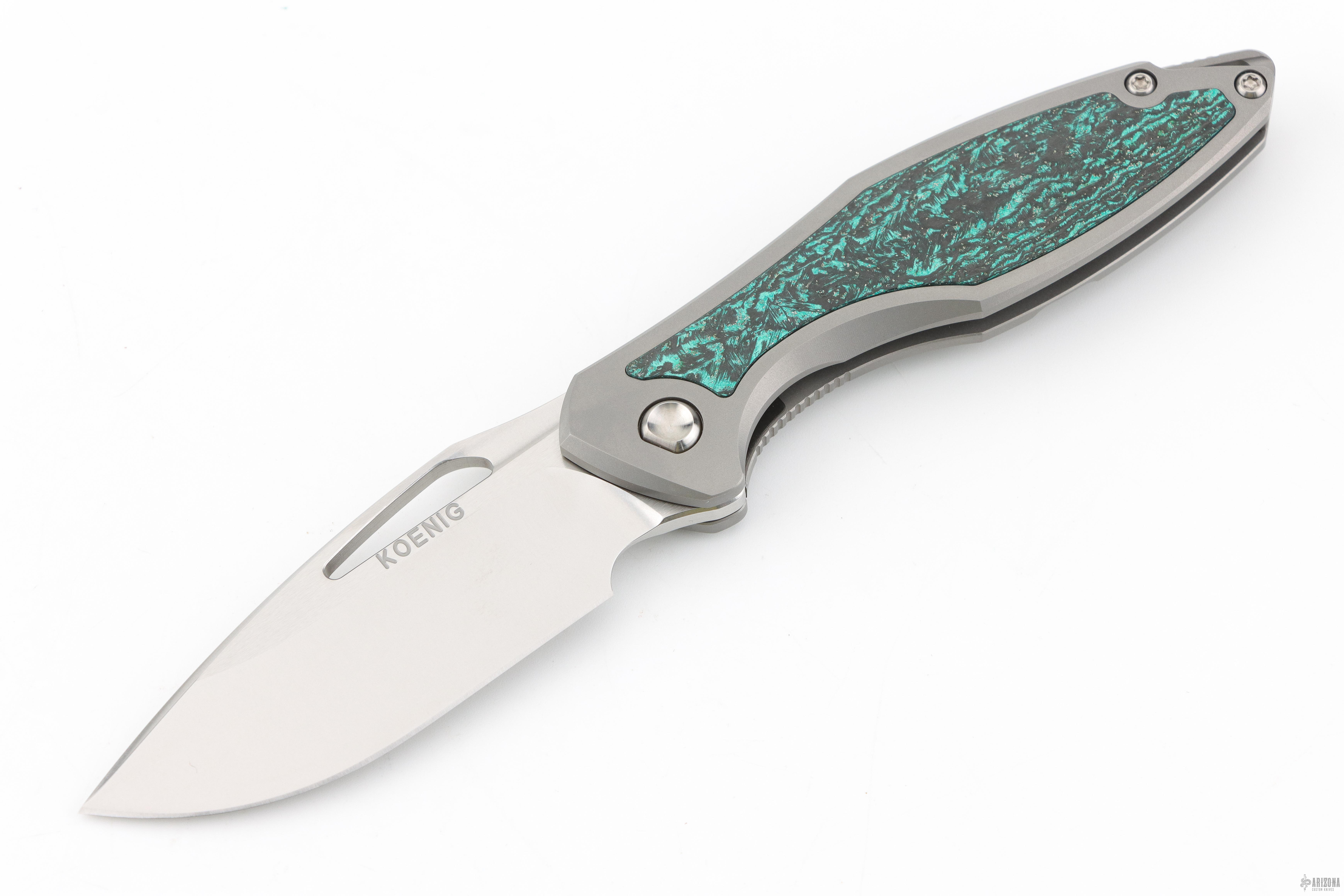 Mini Arius - CarboTi Inlay - Arizona Custom Knives