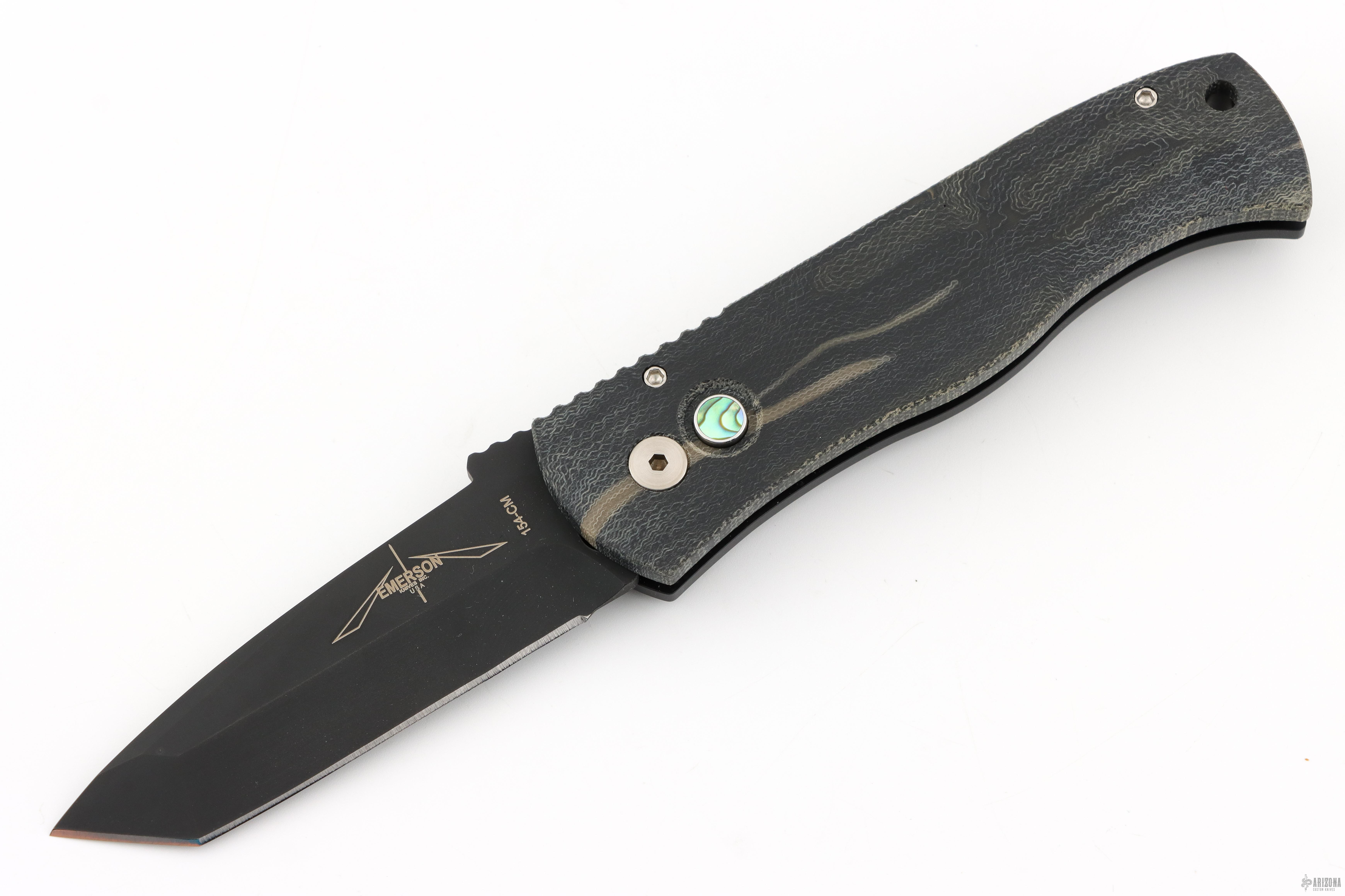 CQC-7 Emerson Unique Micarta - Arizona Custom Knives