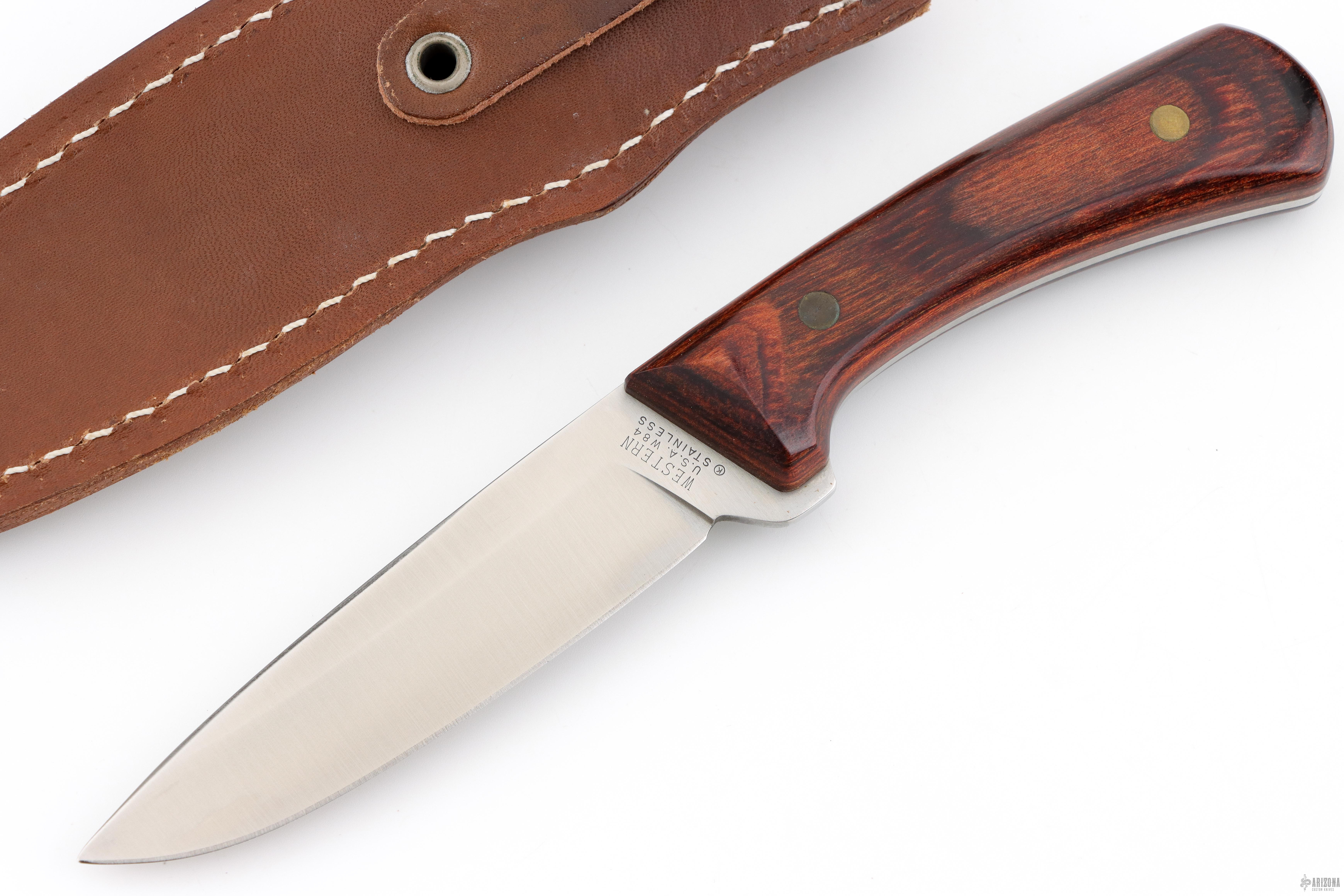 W84 Drop Point Hunter - Arizona Custom Knives
