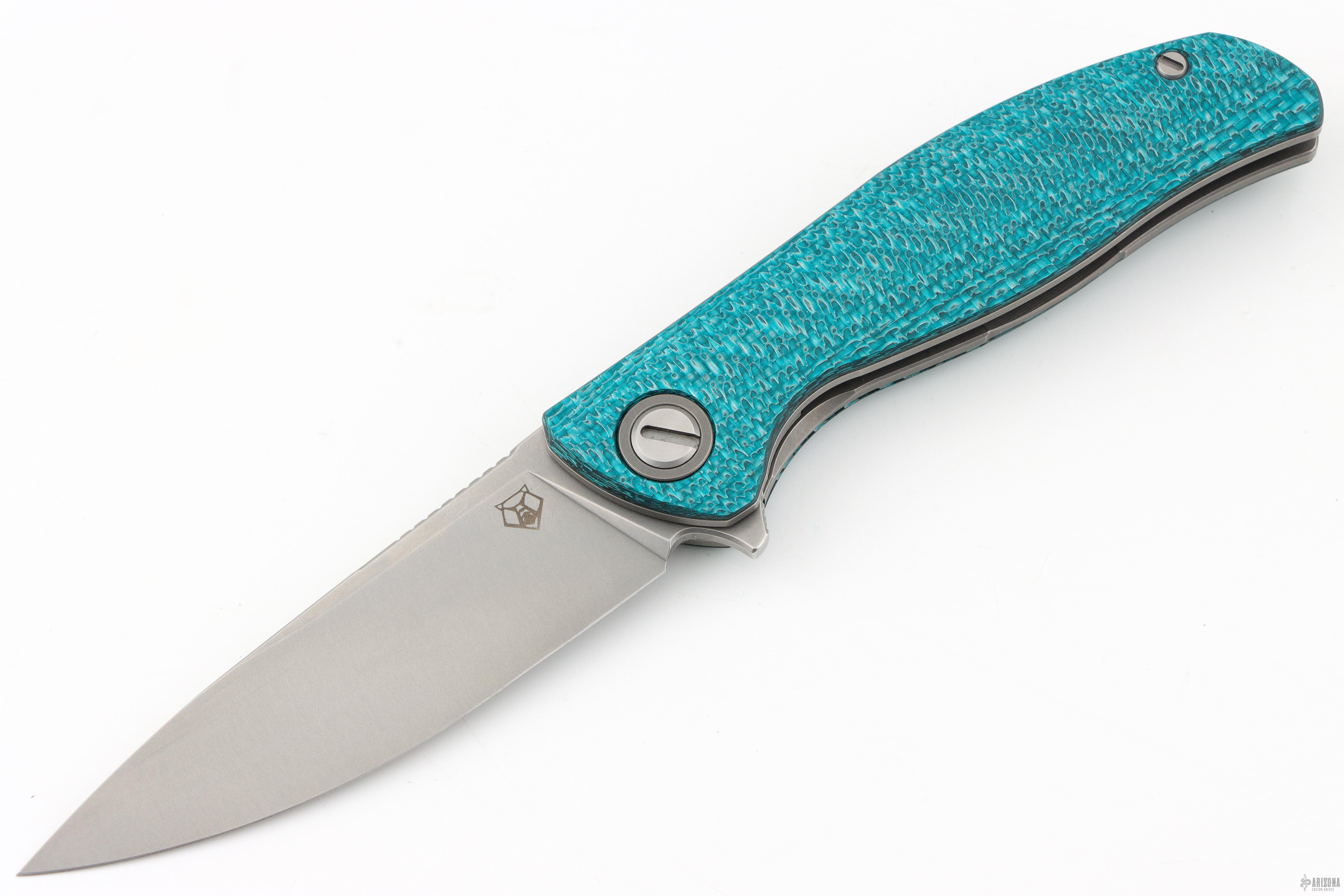 F3 Elmax Flipper - Emerald Alutex - Arizona Custom Knives