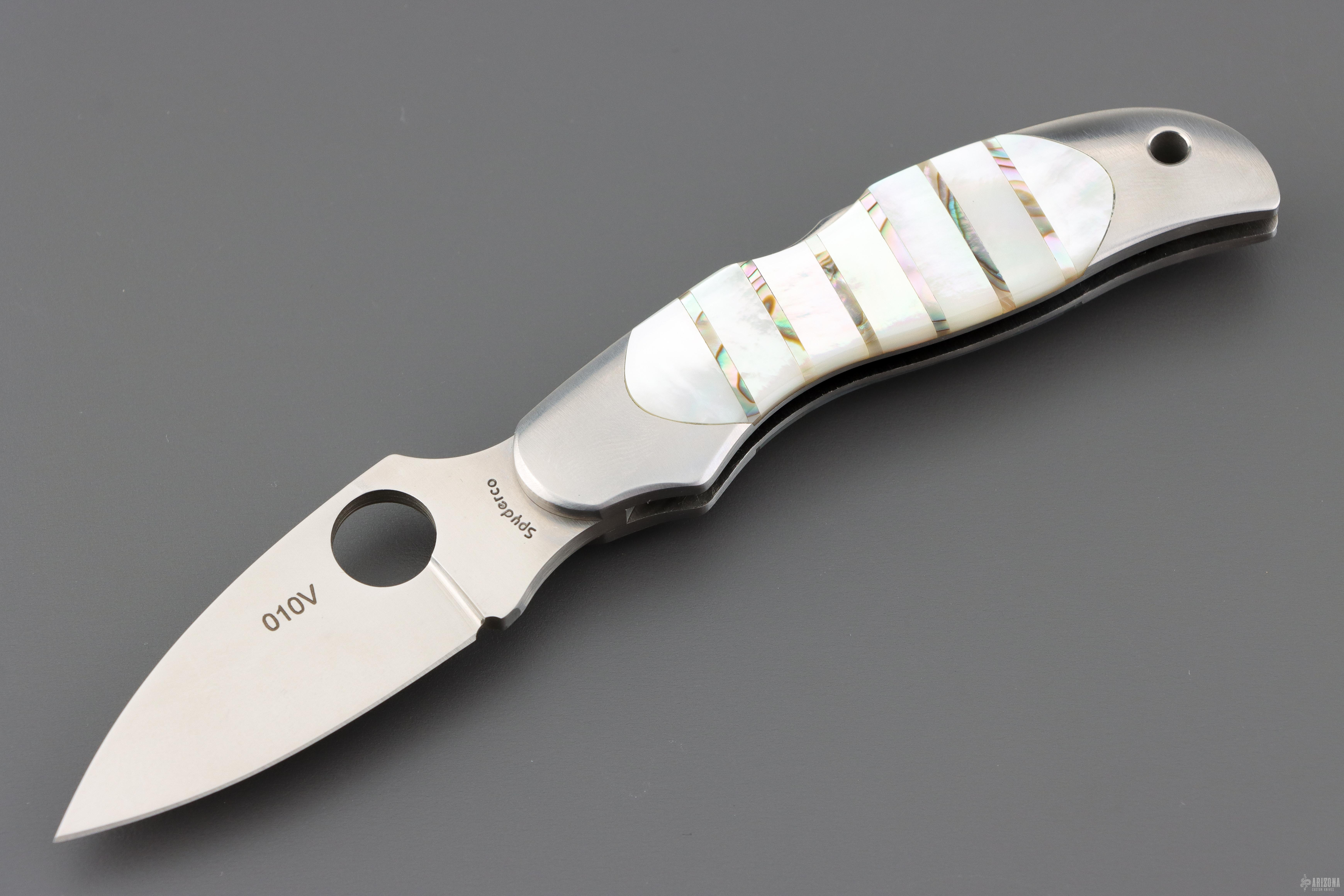 C92PAP - Kopa Pearl/Abalone - Arizona Custom Knives