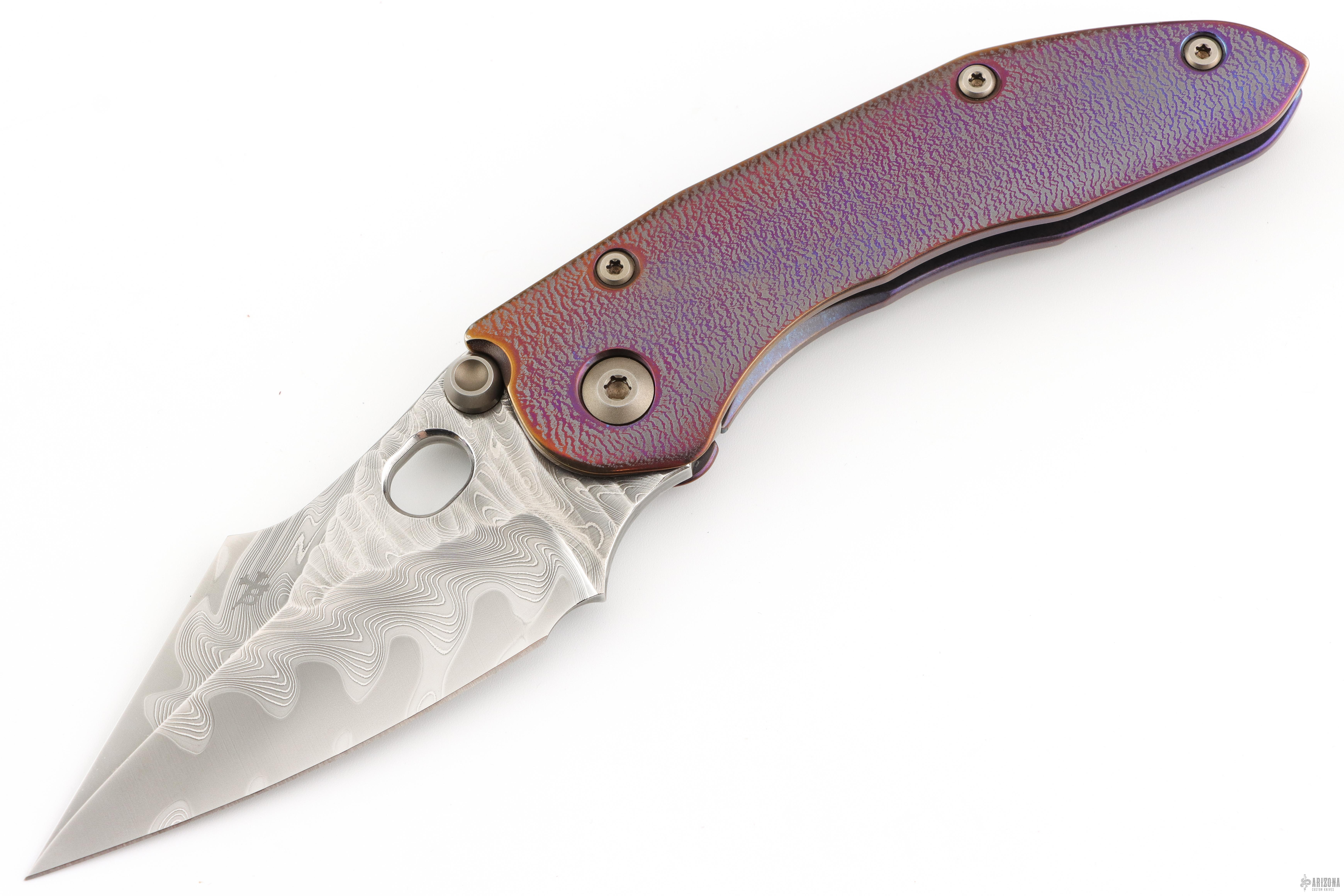 新羅土器？ Stitch - San Mai Damascus and Orange Peel Titanium - Arizona