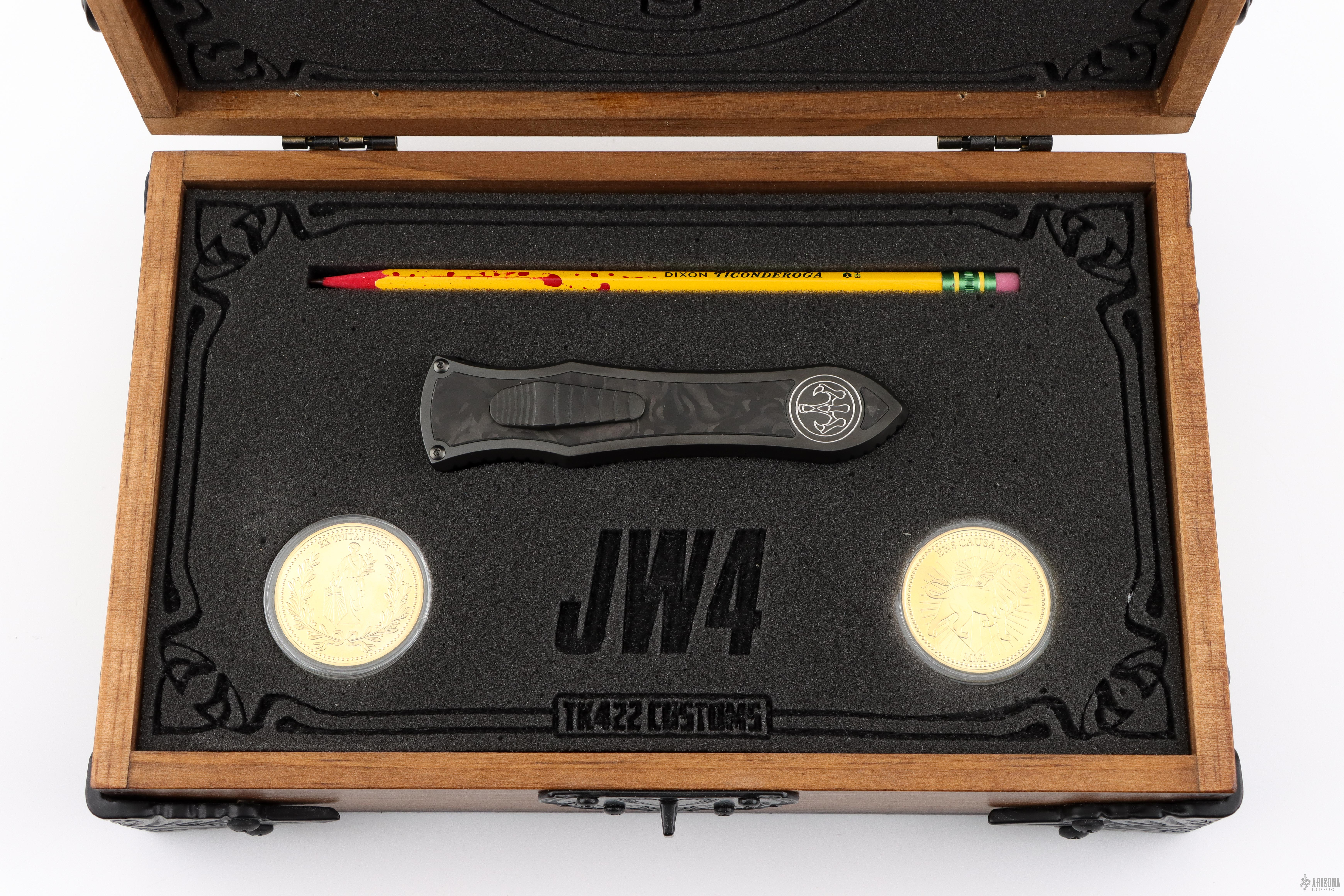 Deadlock Model C Titanium - DLC Carbon Fiber JW4 Magnacut
