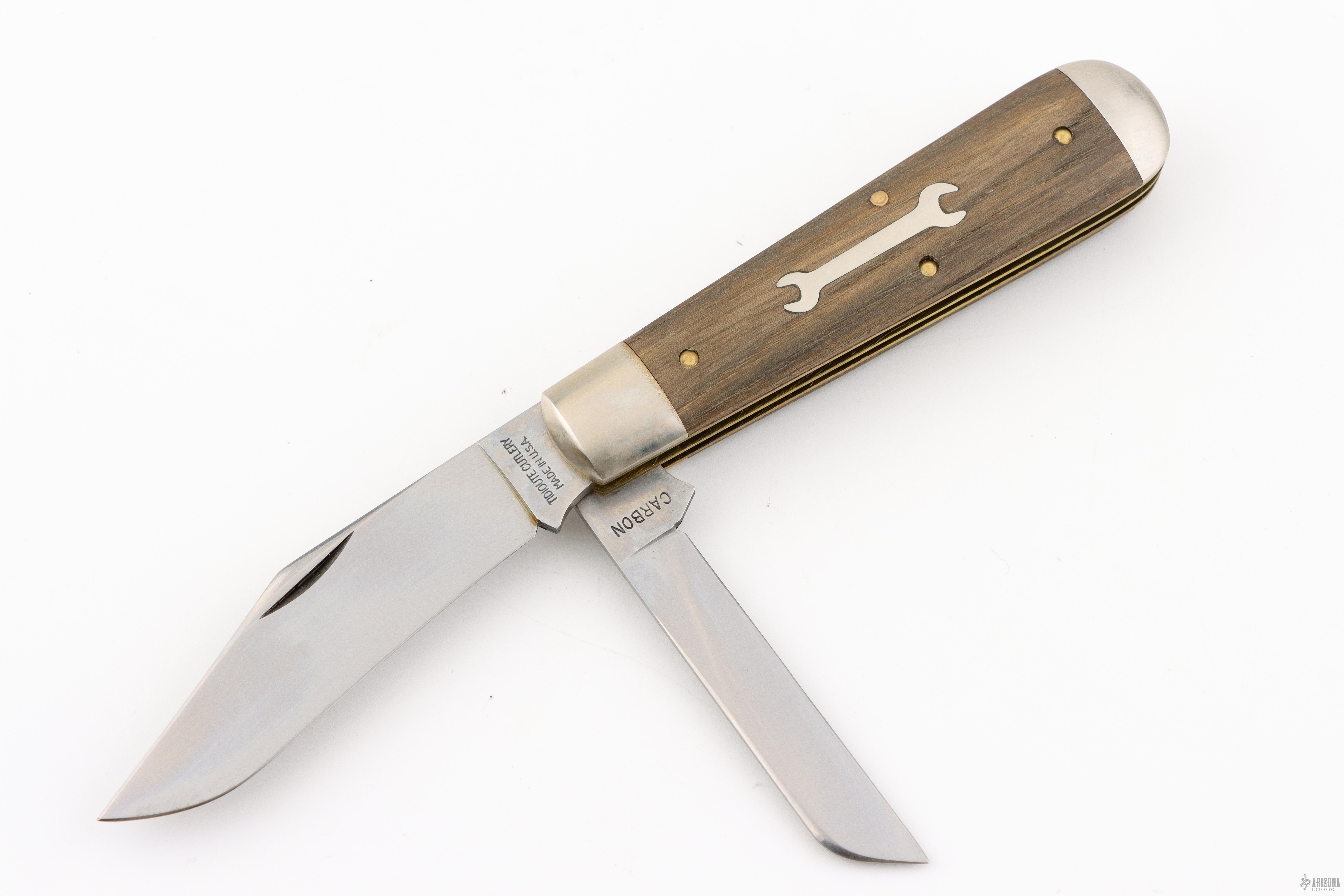 861219 Oil Field Jack - Sucker Rod Wood - Arizona Custom Knives