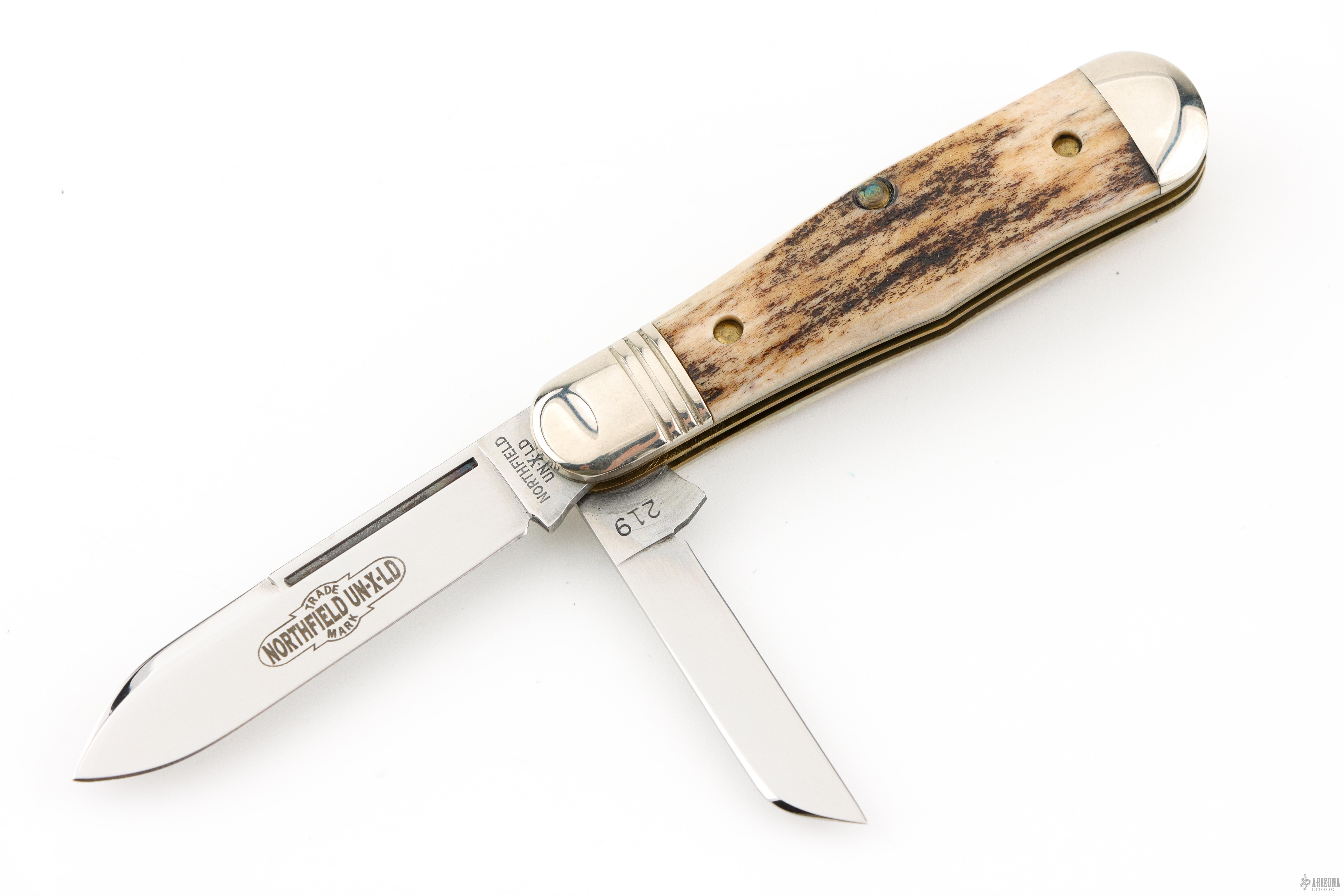 062219 Pemberton Jack - Sambar Stag - Arizona Custom Knives