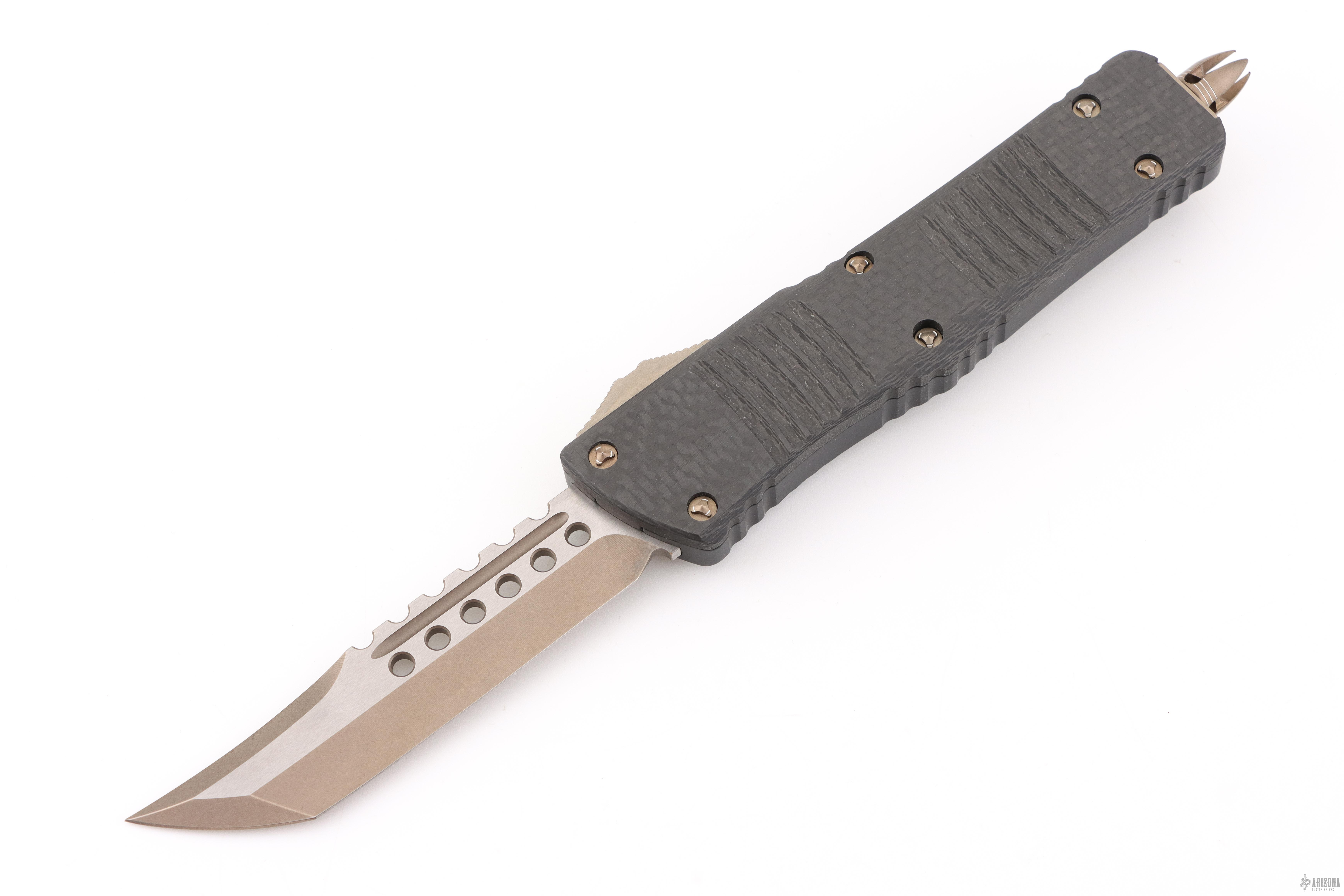 219-13CF Combat Troodon HellHound Carbon Fiber Top Bronzed