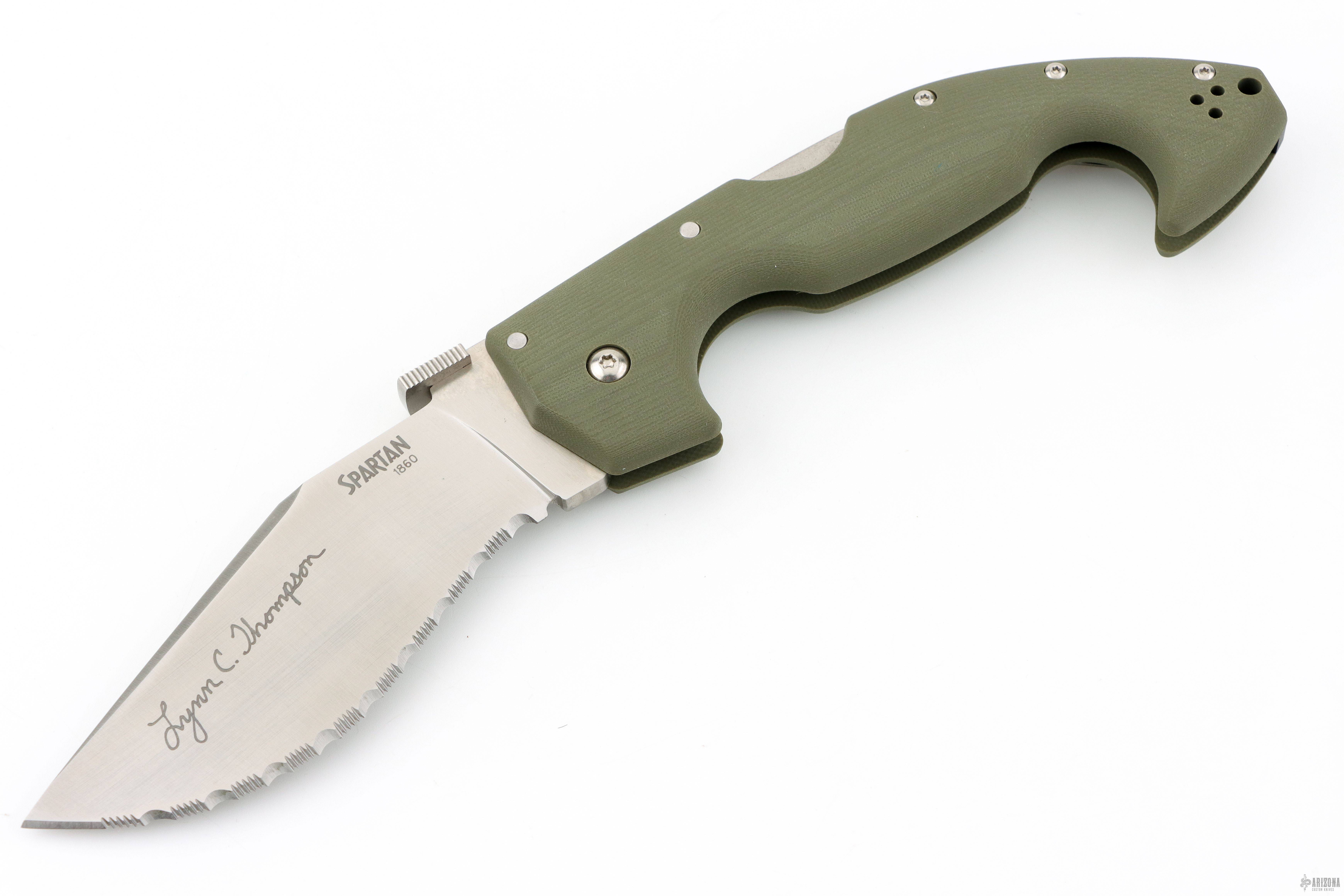21STAA Lynn Thompson Spartan #1860 - Arizona Custom Knives