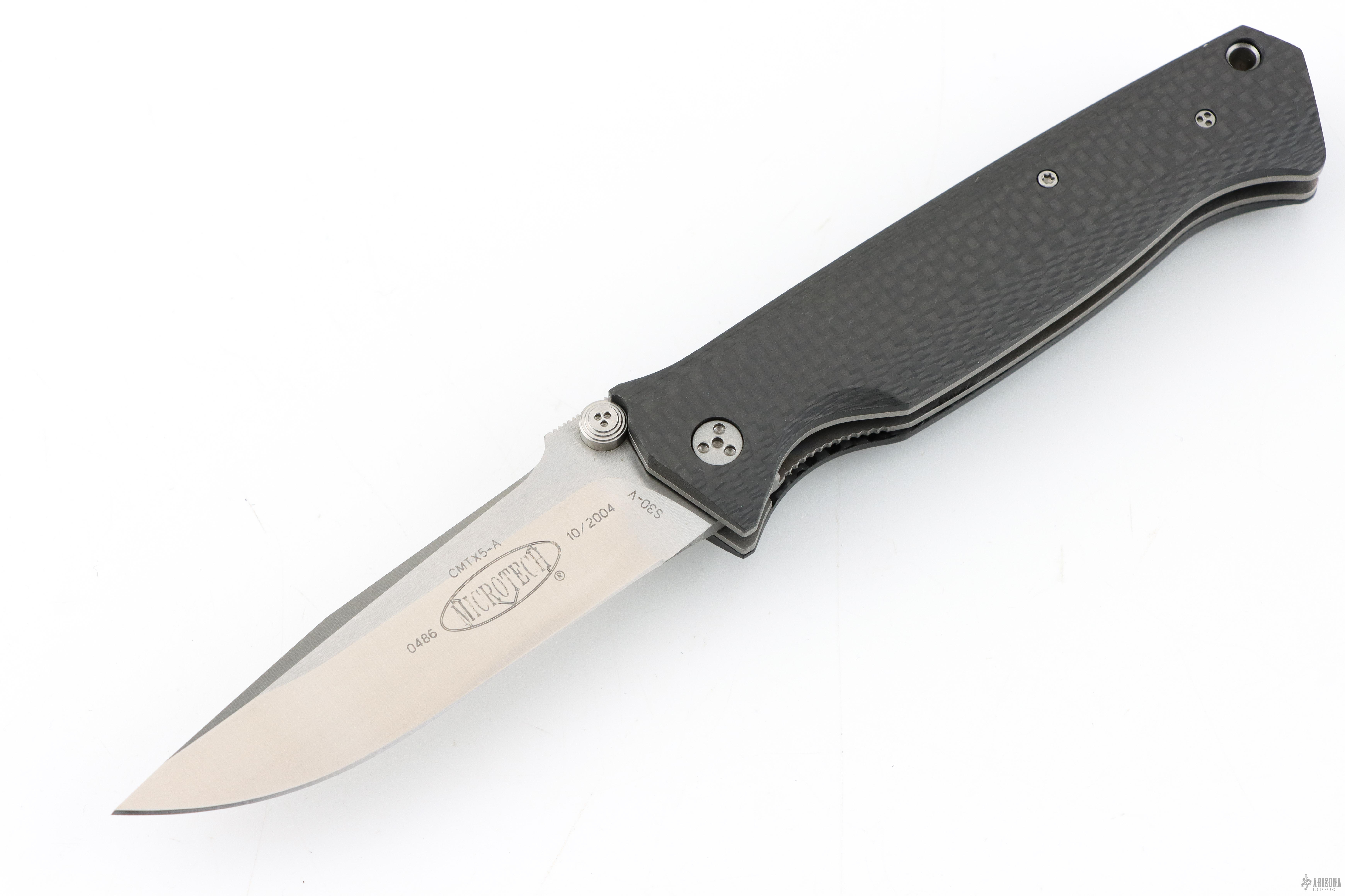 CMTX5 Auto Carbon Fiber Satin Plain - Arizona Custom Knives