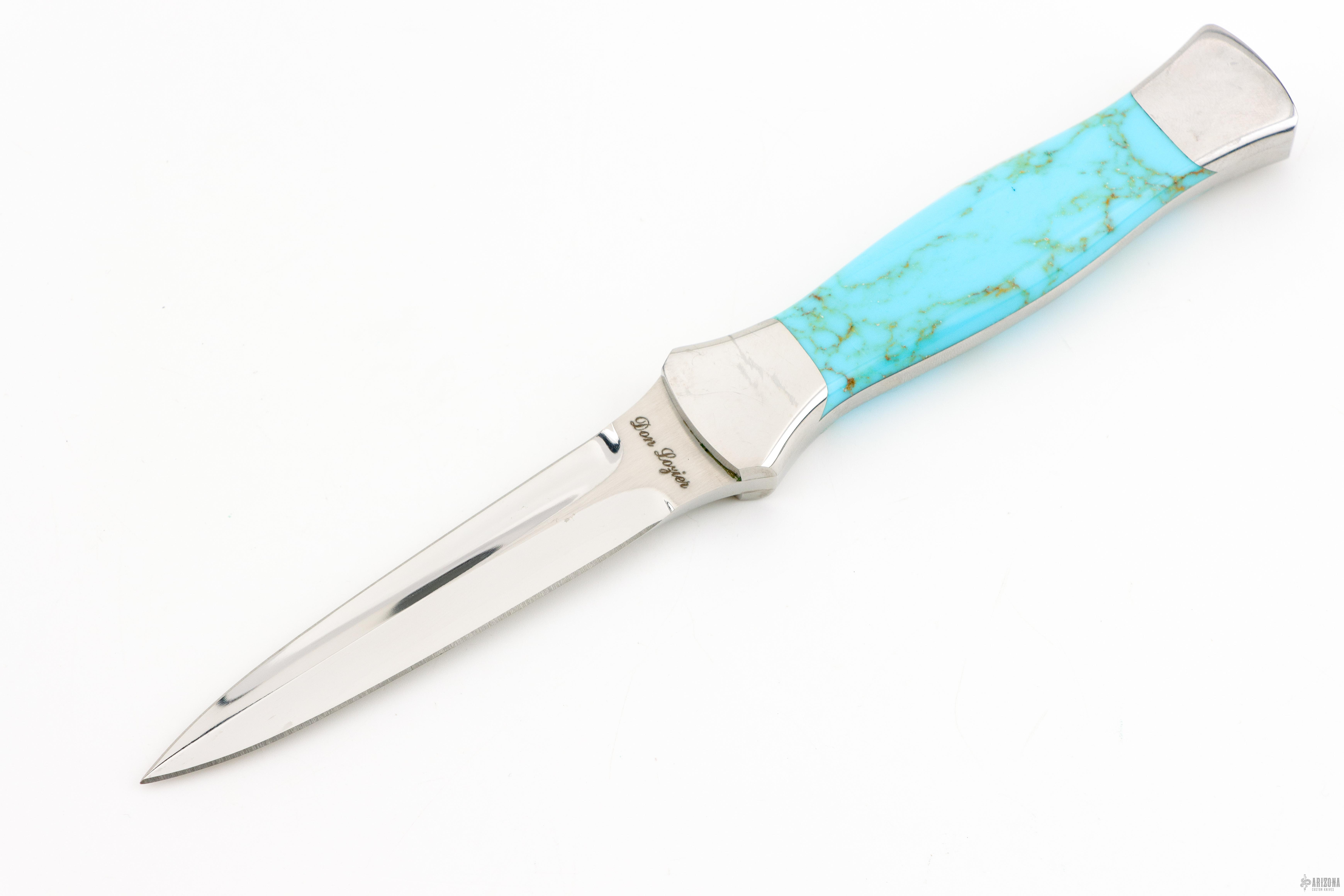 Dagger Code Turquoise Dagger-Turquoise - Arizona Custom Knives