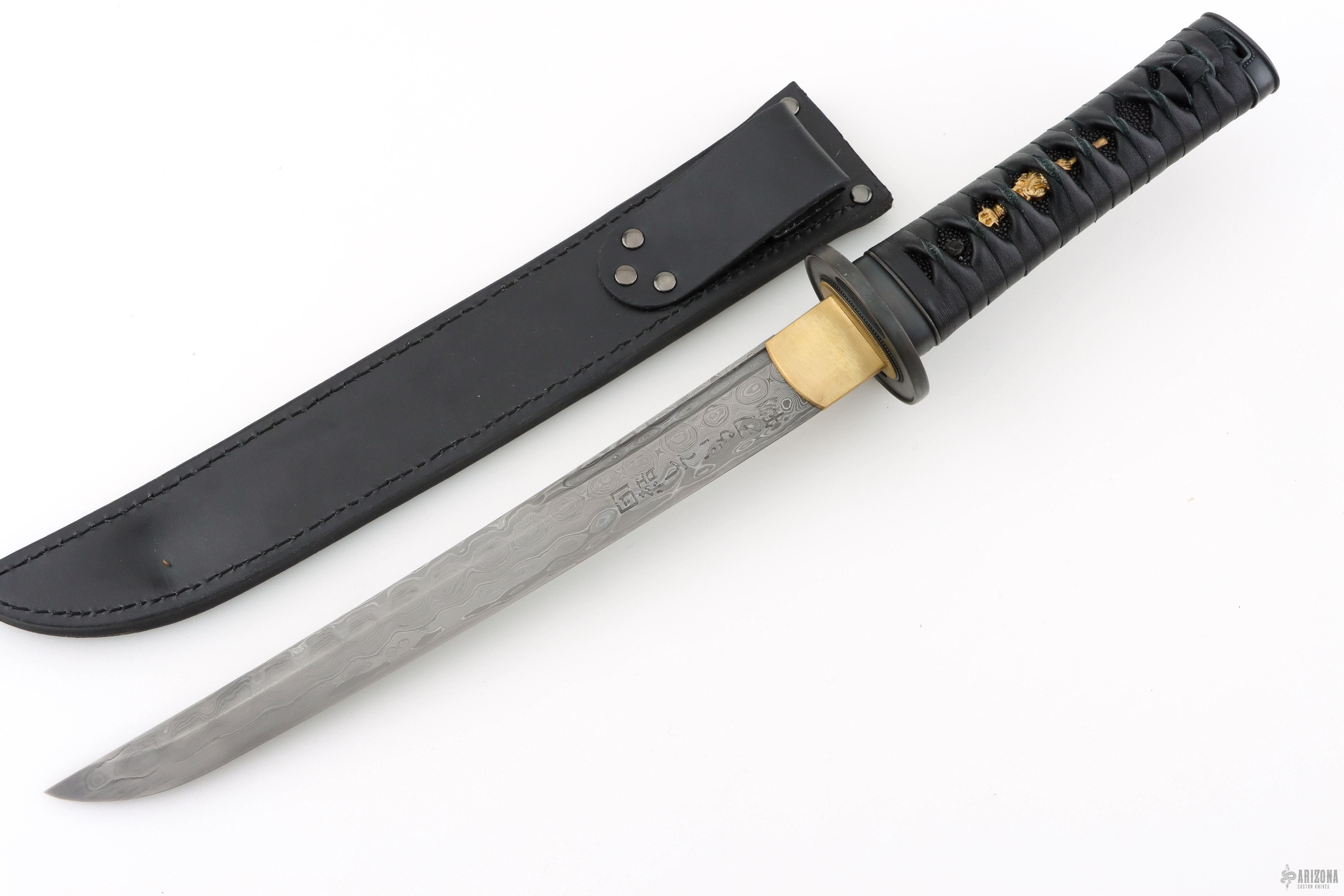UC2633 Shikoto Hand Forged Samurai Yoru Dragon Tanto - Arizona Custom ...