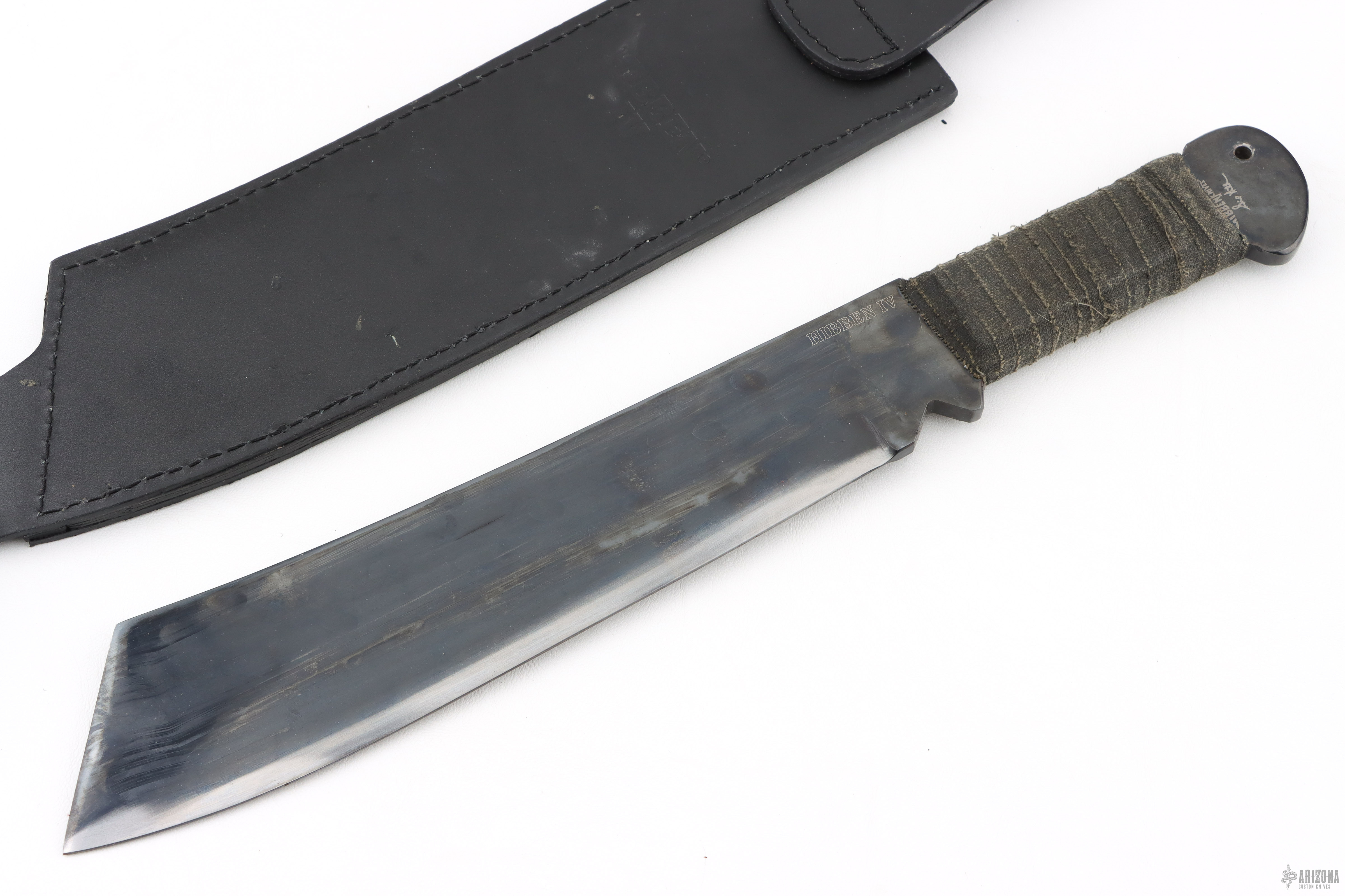 GH 5007 Gil Hibben IV Machete Knife with Leather Sheath - Arizona