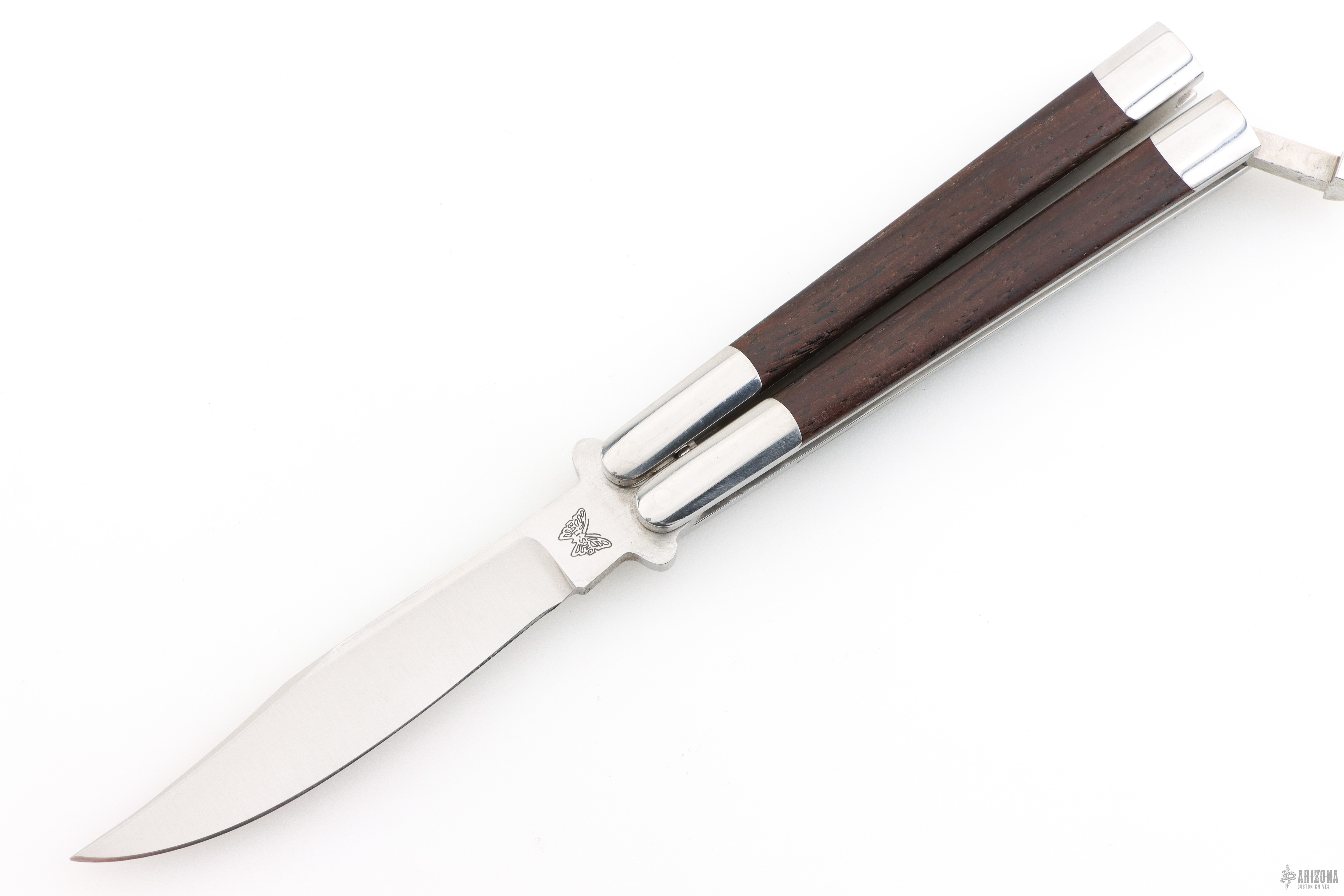 Samson Ground Bowie Balisong - Arizona Custom Knives