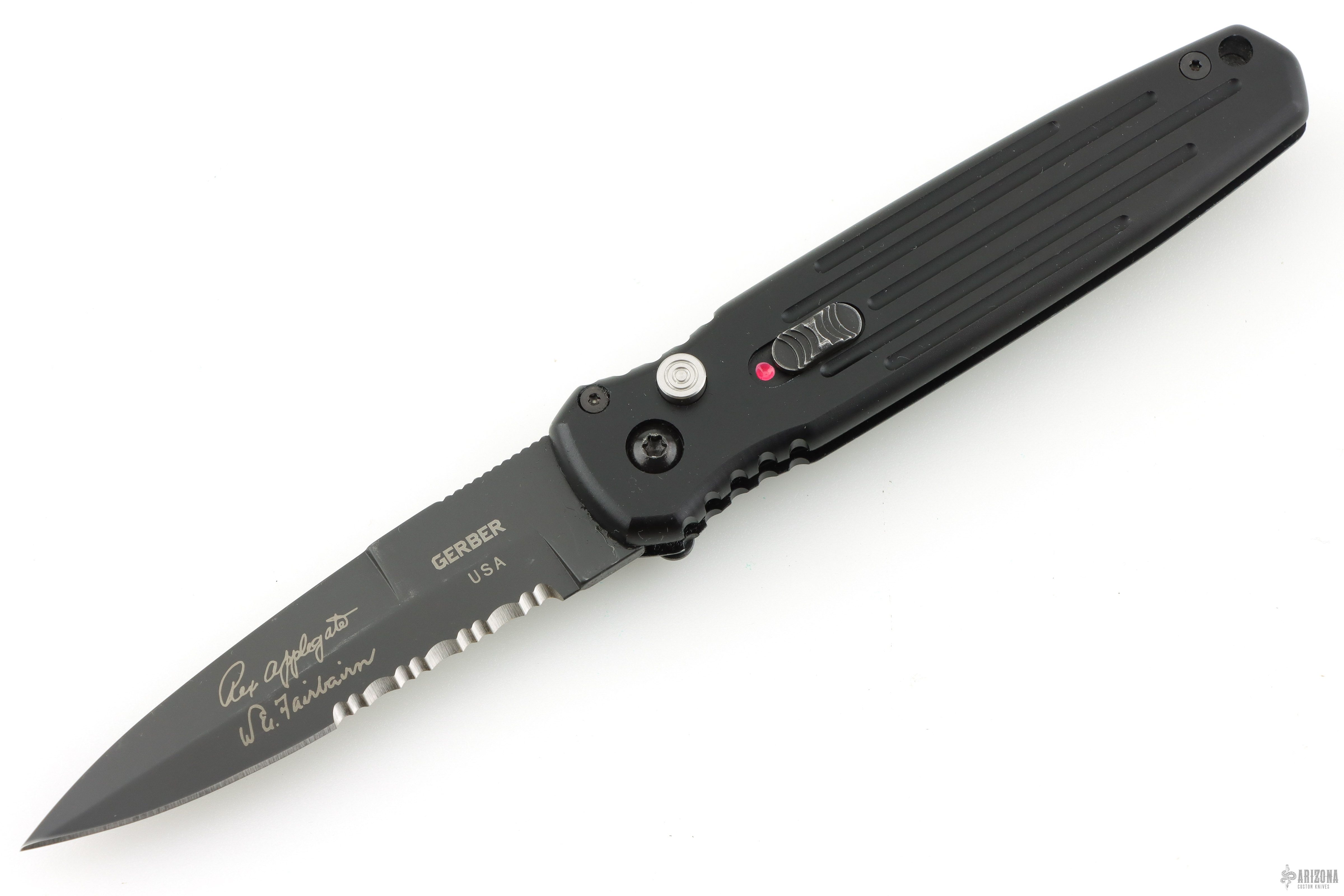 Applegate-Fairbairn Covert Auto - Serrated Edge - Arizona Custom Knives