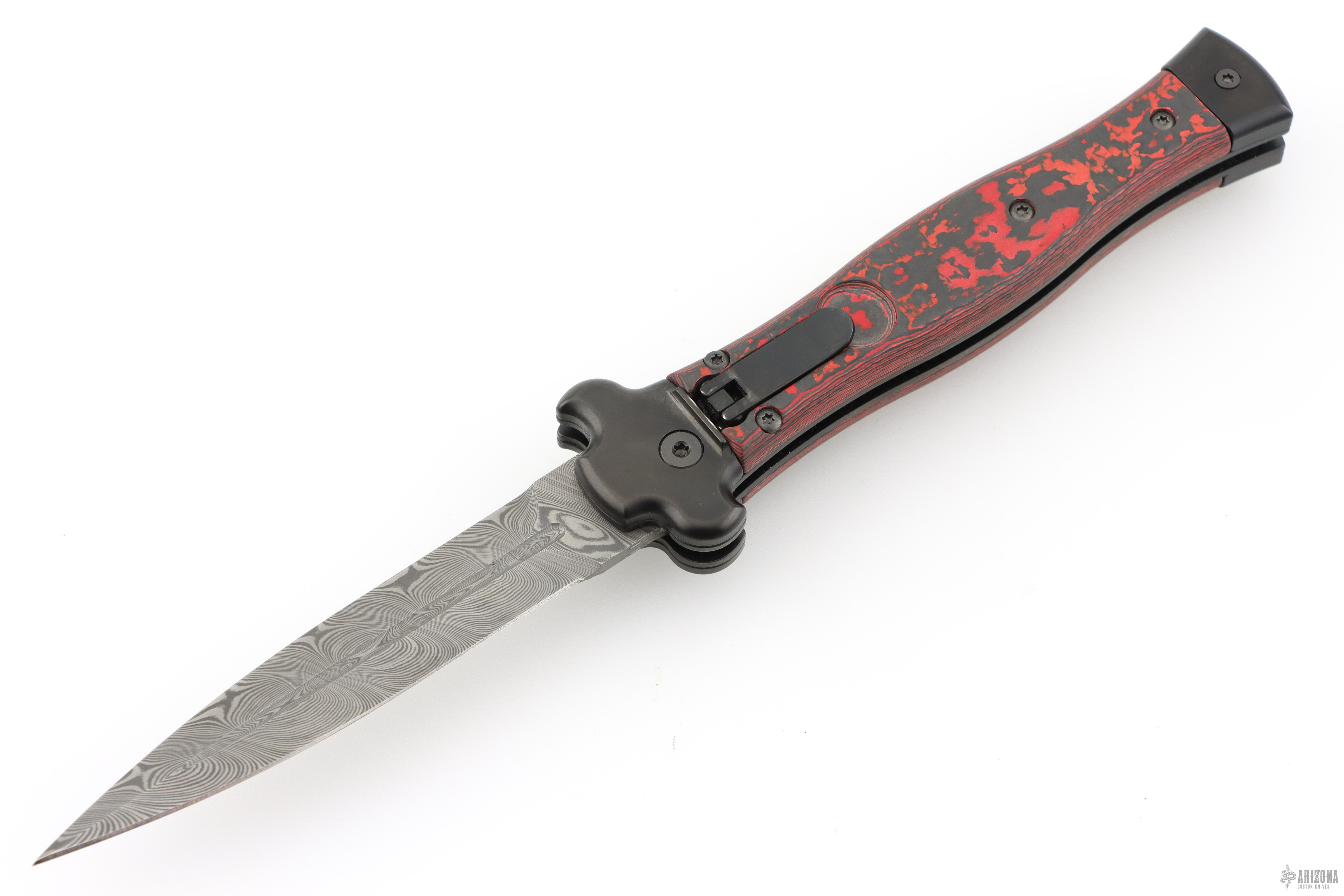 Zero+ Dagger Leverlock - Damascus and CF LE 10-2022 #10/59