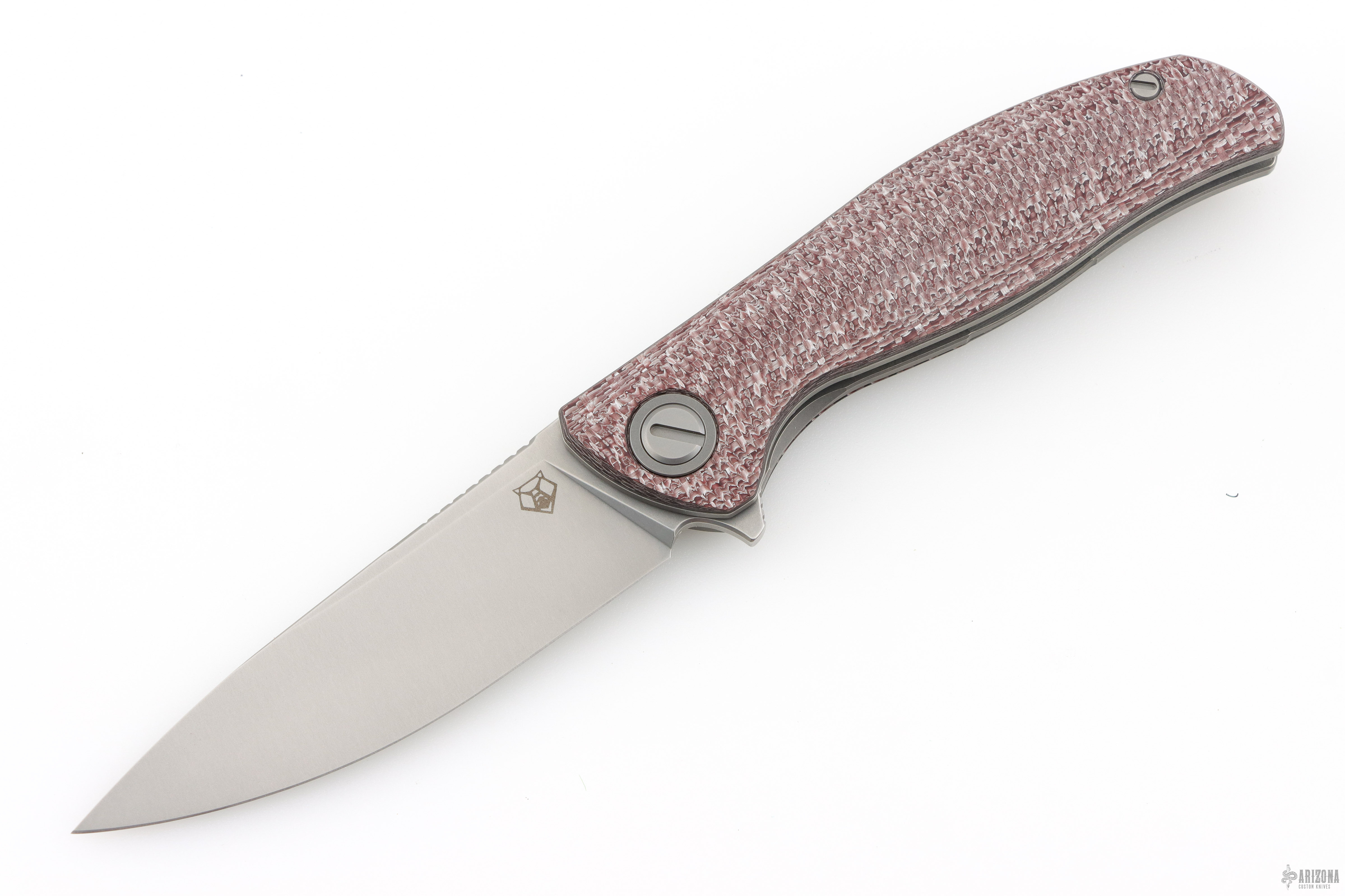F3 Elmax Flipper - Brown Alutex - Arizona Custom Knives