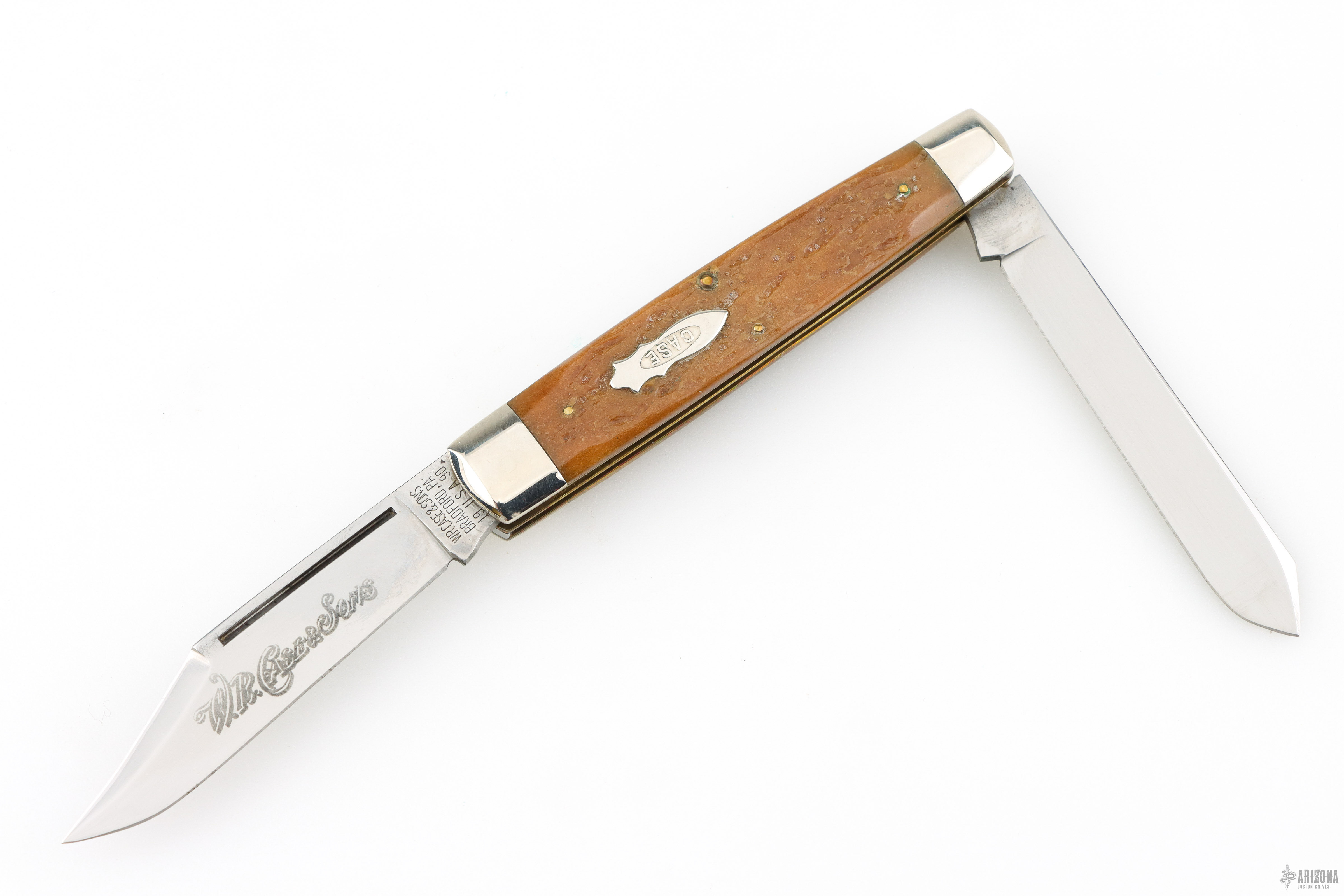 62075SP Tested XX Moose 2-Blade Case Brothers Banana Bone 1990