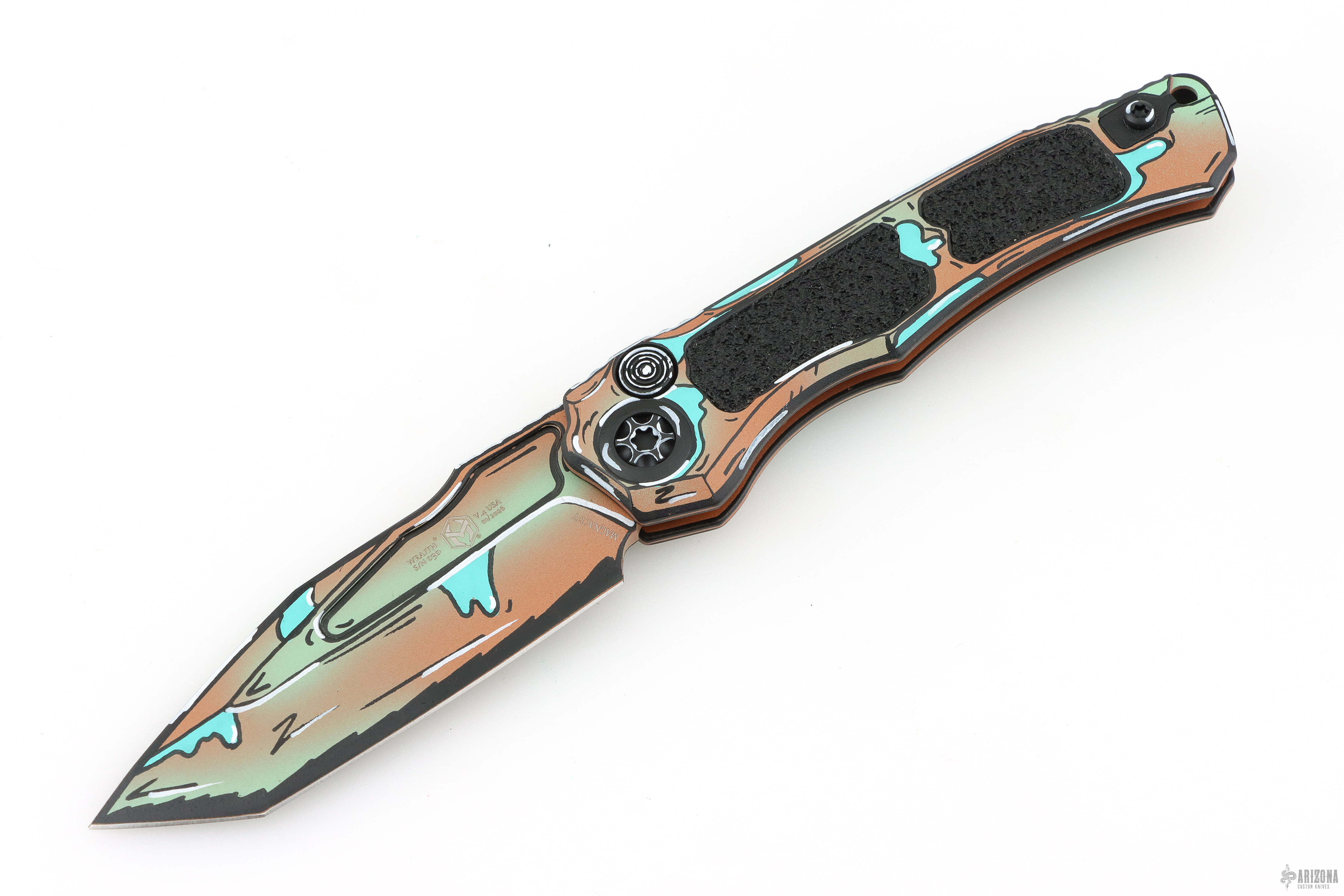 H100-CS-SHIP Wraith V.4 Auto Tanto Shipwreck Cel Shading - Arizona