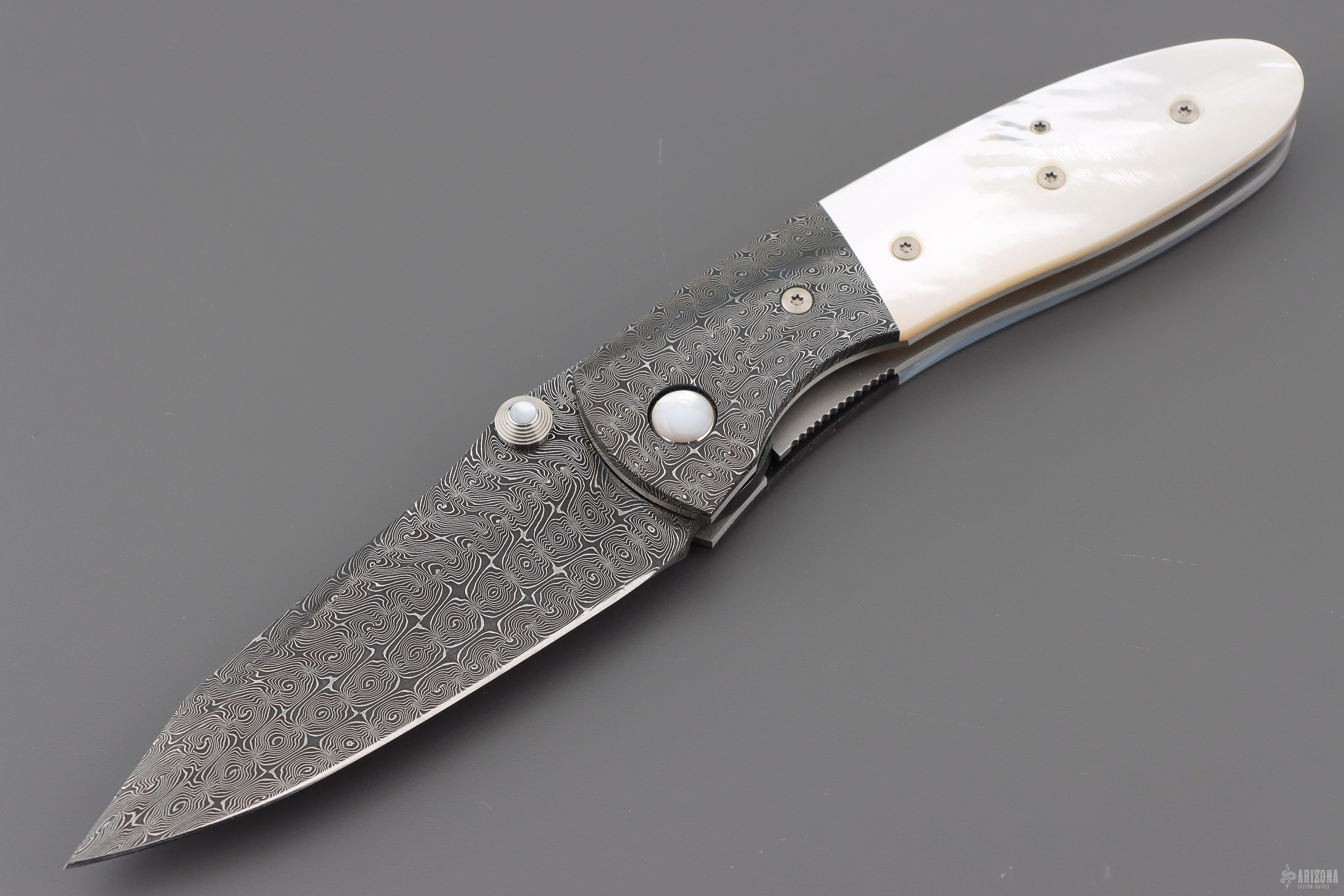 Lightfoot LCC D/A Rados Damascus & Pearl Inlays/Accents - Arizona