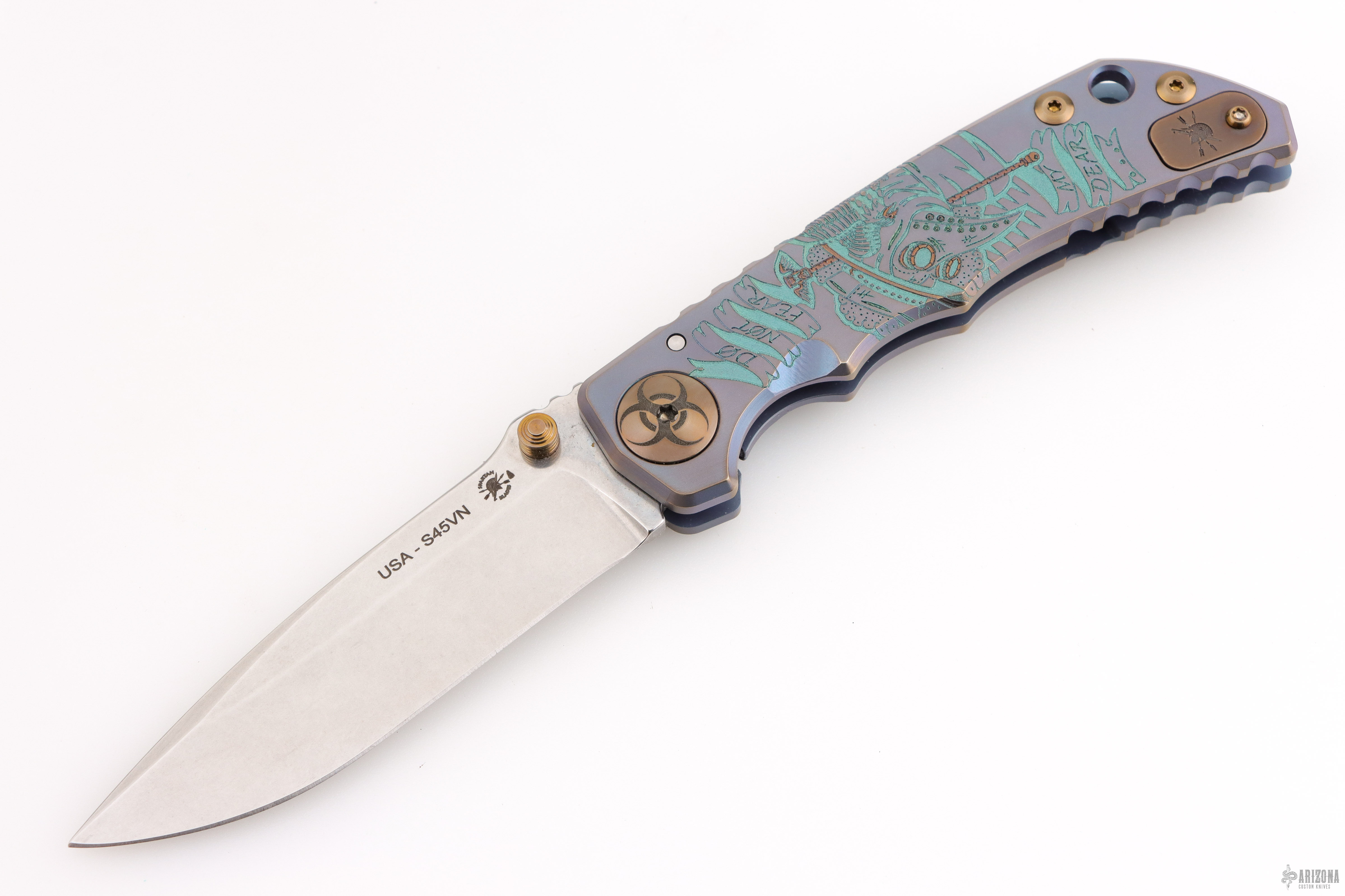 Harsey Folder - Plague Doctor - Arizona Custom Knives