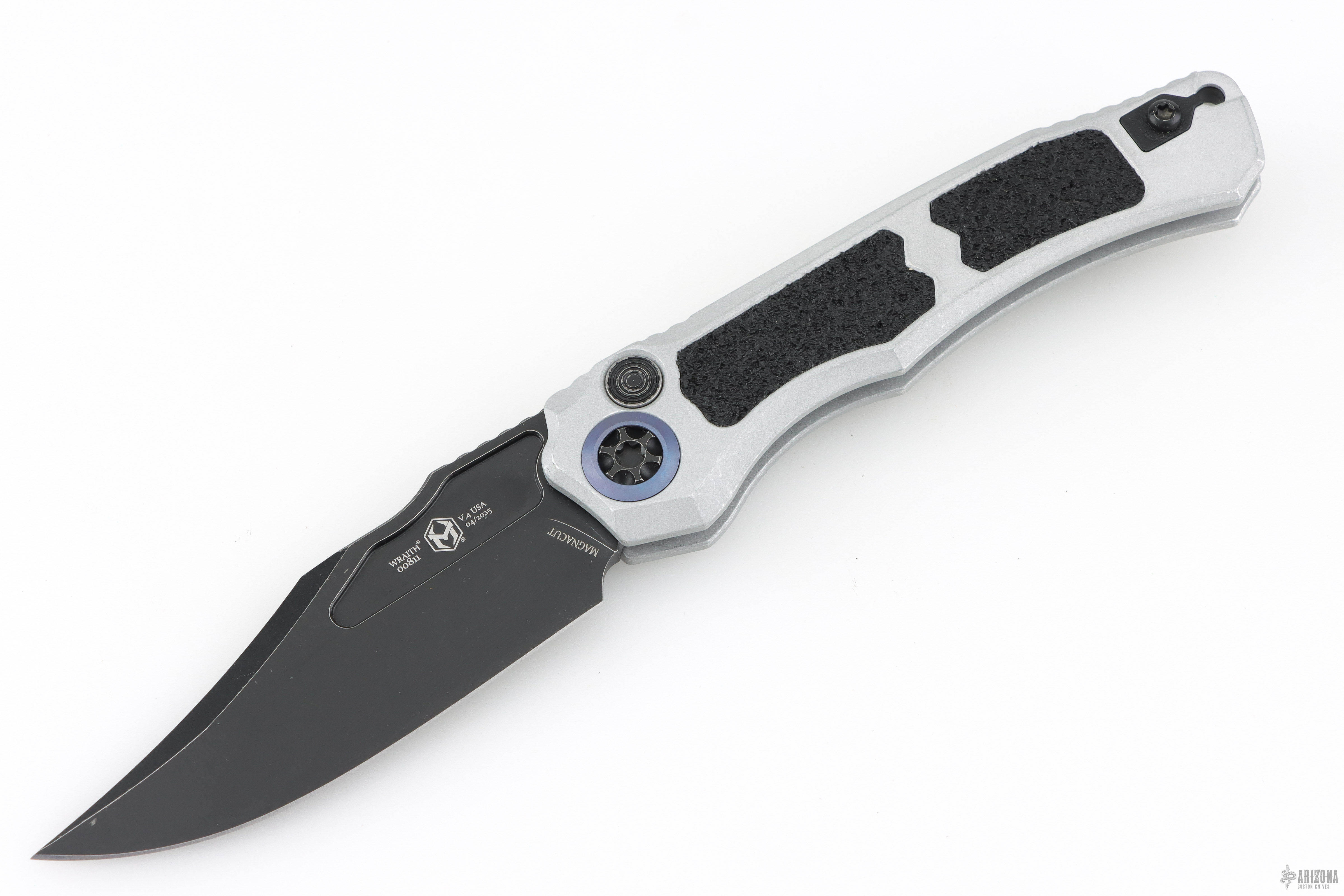 H002-8A-BLZ Wraith V.4 Auto Bowie Battle Black Blizzard - Arizona