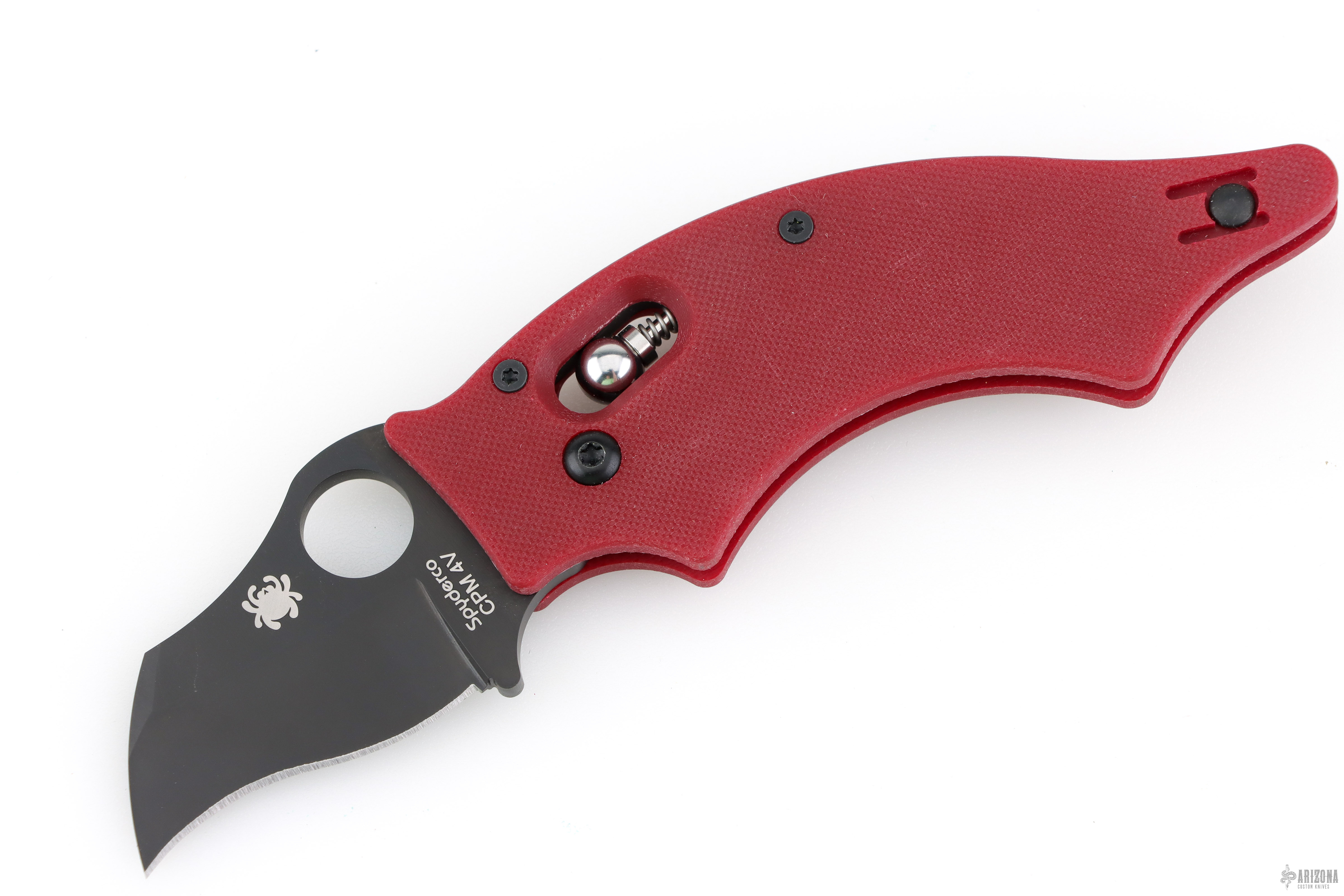 C80GPRDBK DoDo - Red/Black St. Nicks Exclusive - Arizona Custom Knives