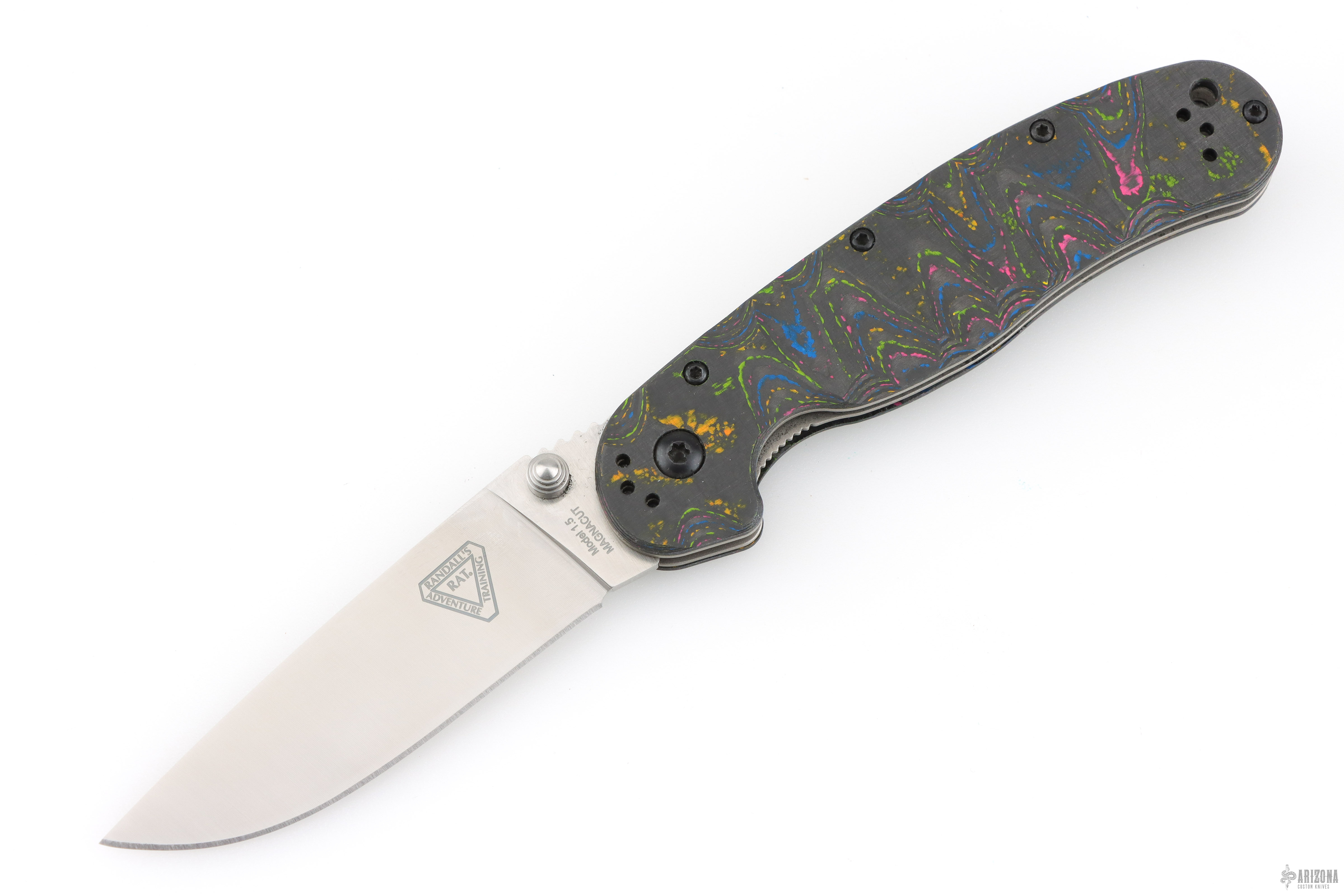 Rat 1.5 80s Camo Carbon-BROP Exclusive - Arizona Custom Knives