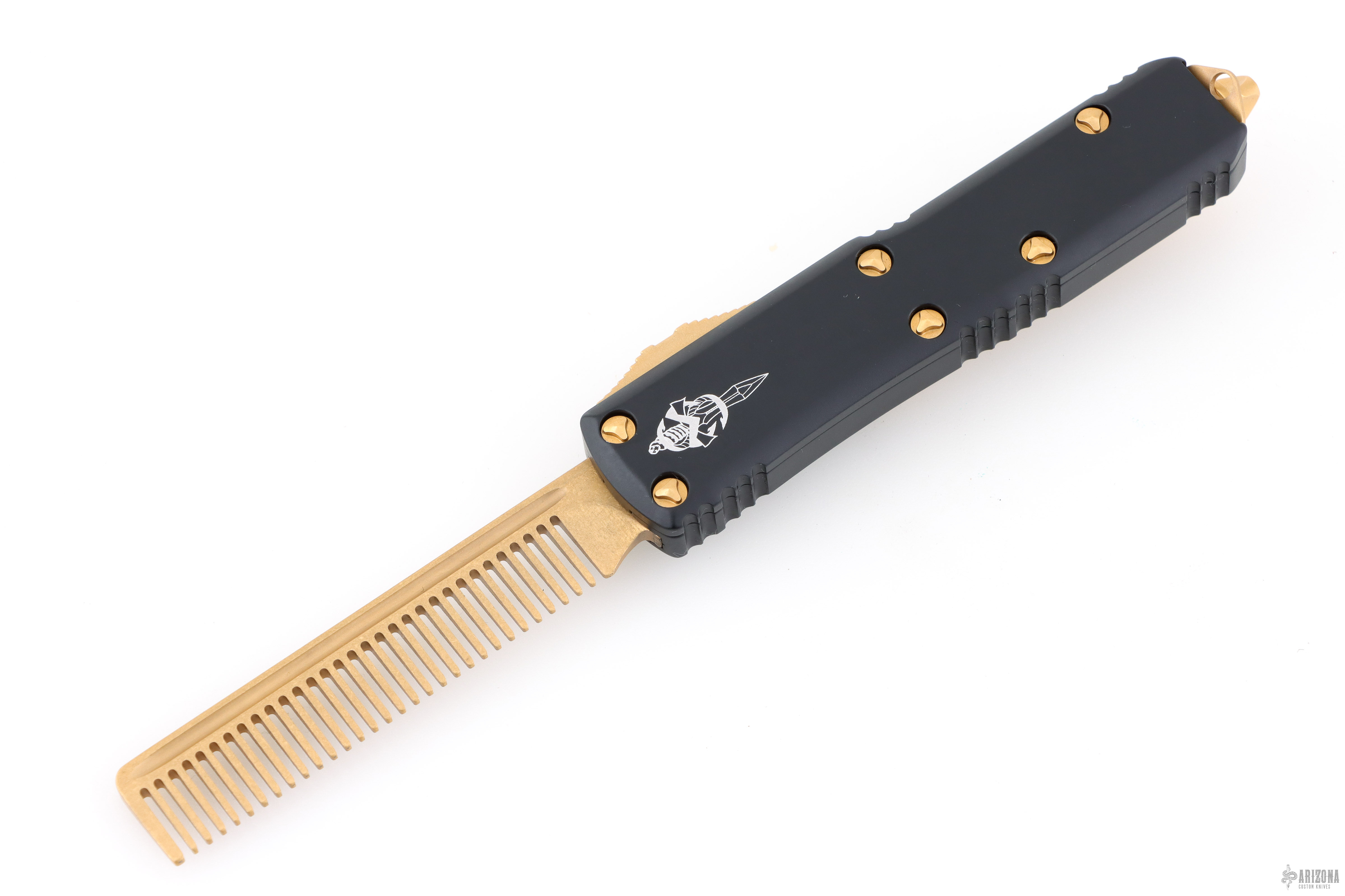 UTX-85 Tactical Beard Comb #1222 Gold - Arizona Custom Knives