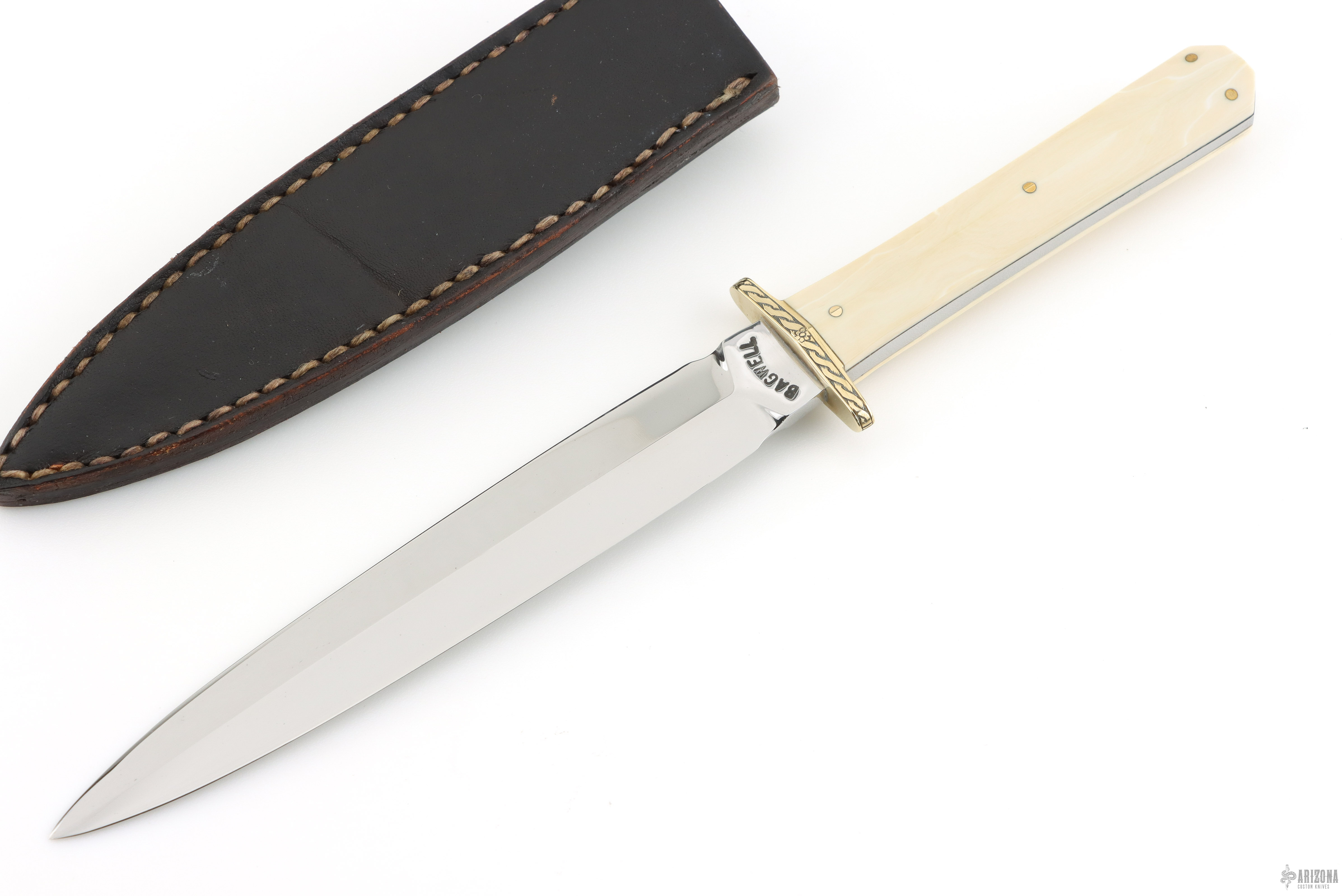 Engraved Dagger - Arizona Custom Knives