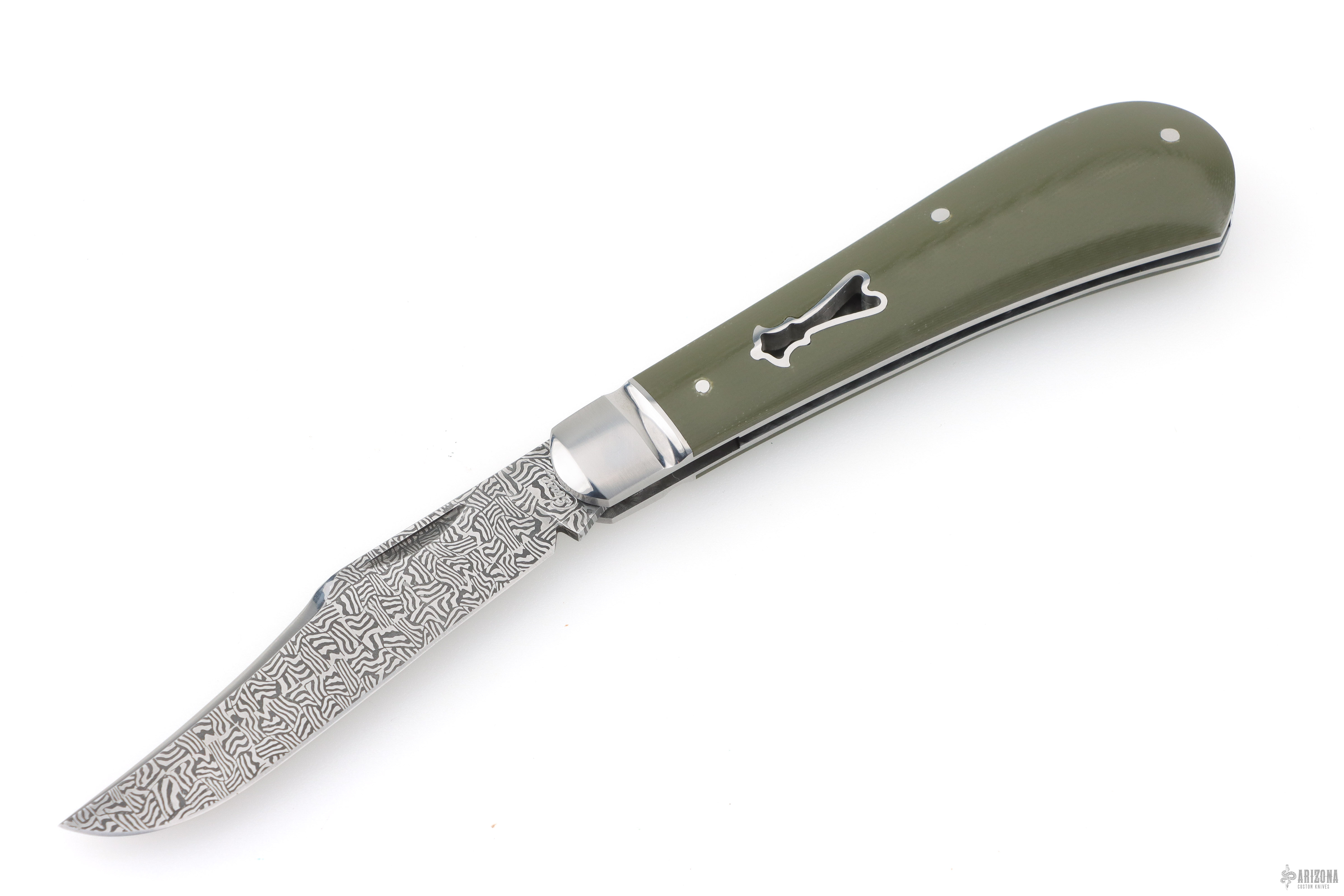 Single Blade Trapper - Us patent # 11,407,126 - Arizona Custom Knives