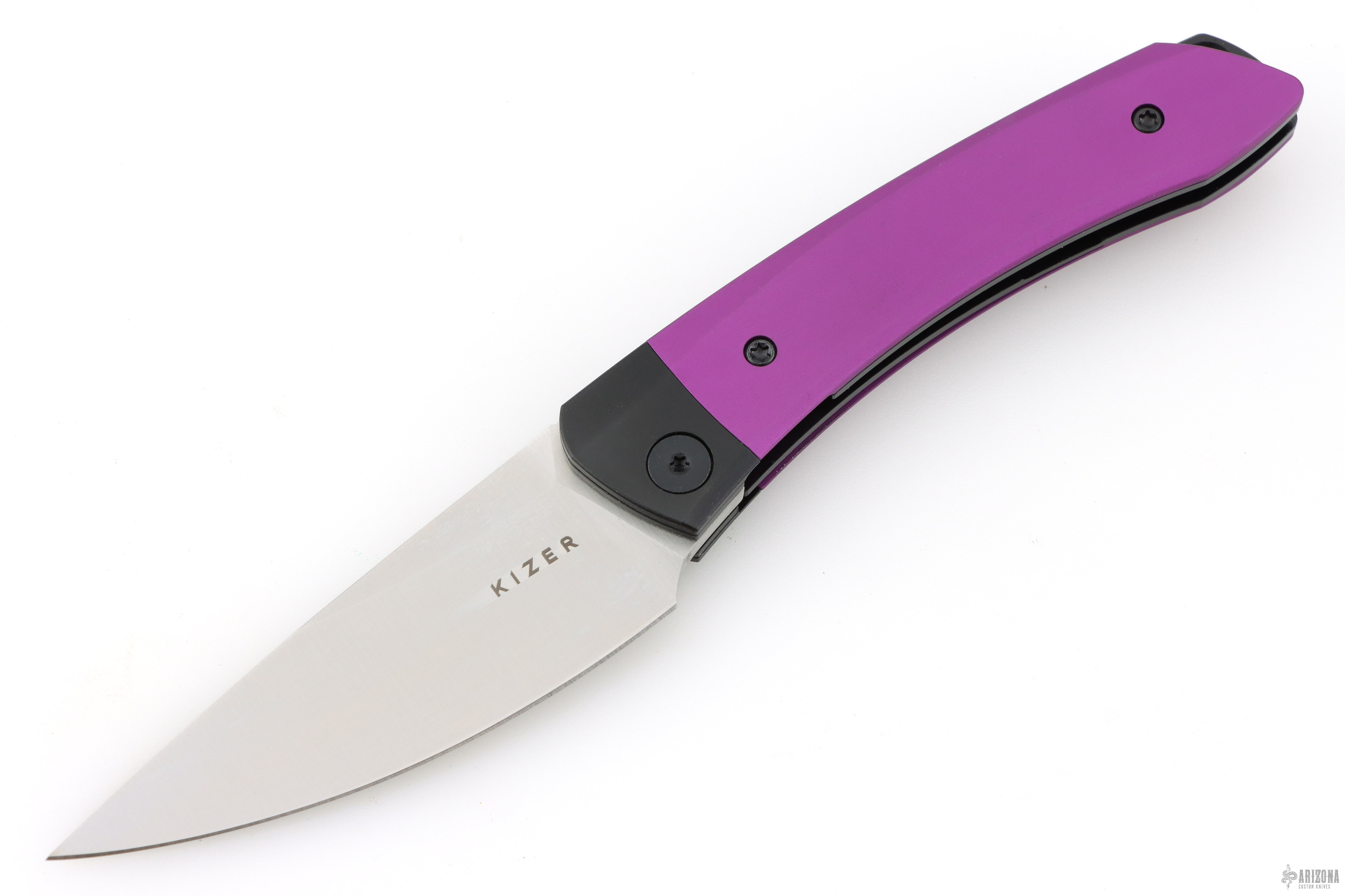Mini Momo | 154CM | Aluminum | KizerV™ 3663M3 - Arizona Custom Knives