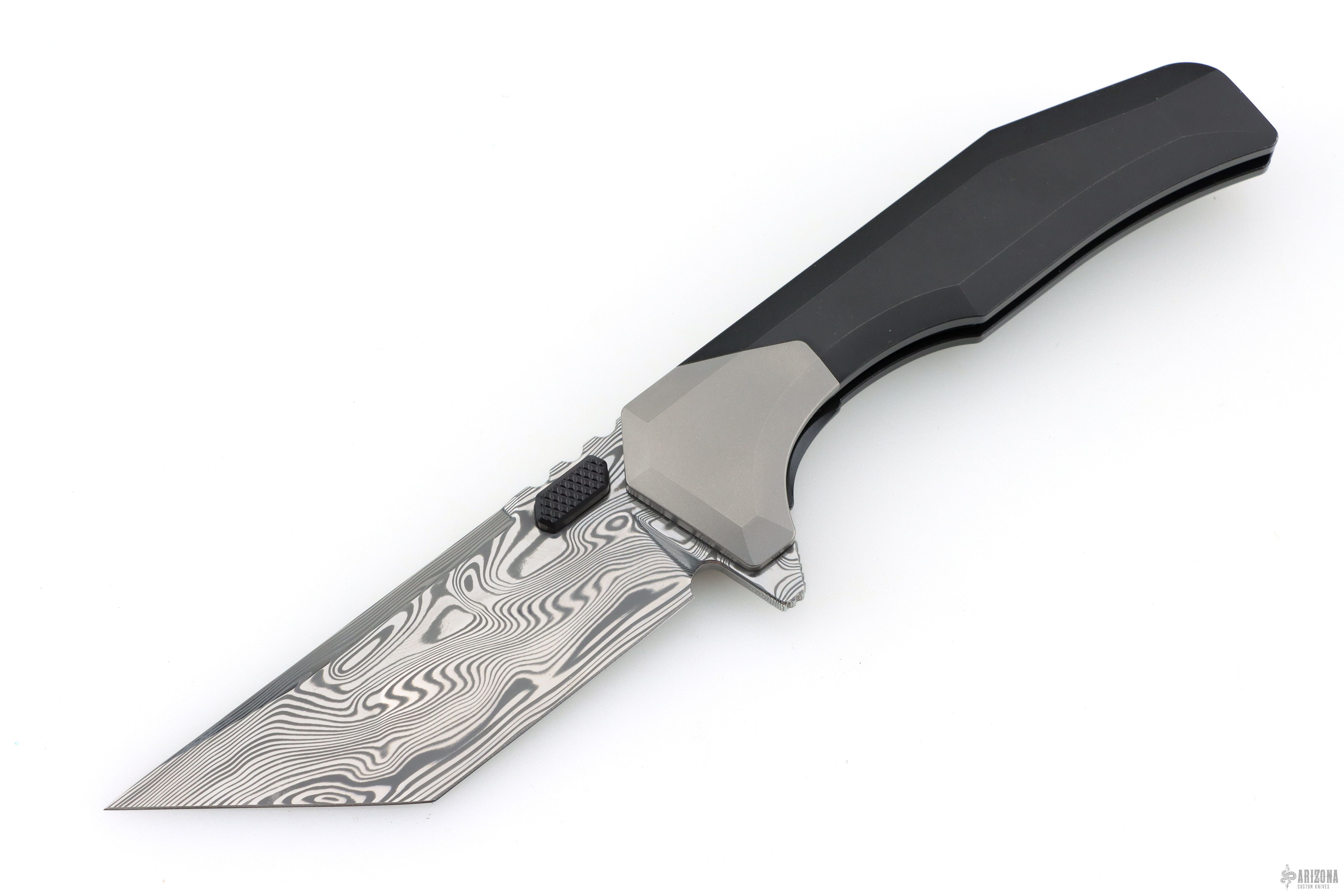 The Necronaut V3 - Damasteel - Arizona Custom Knives