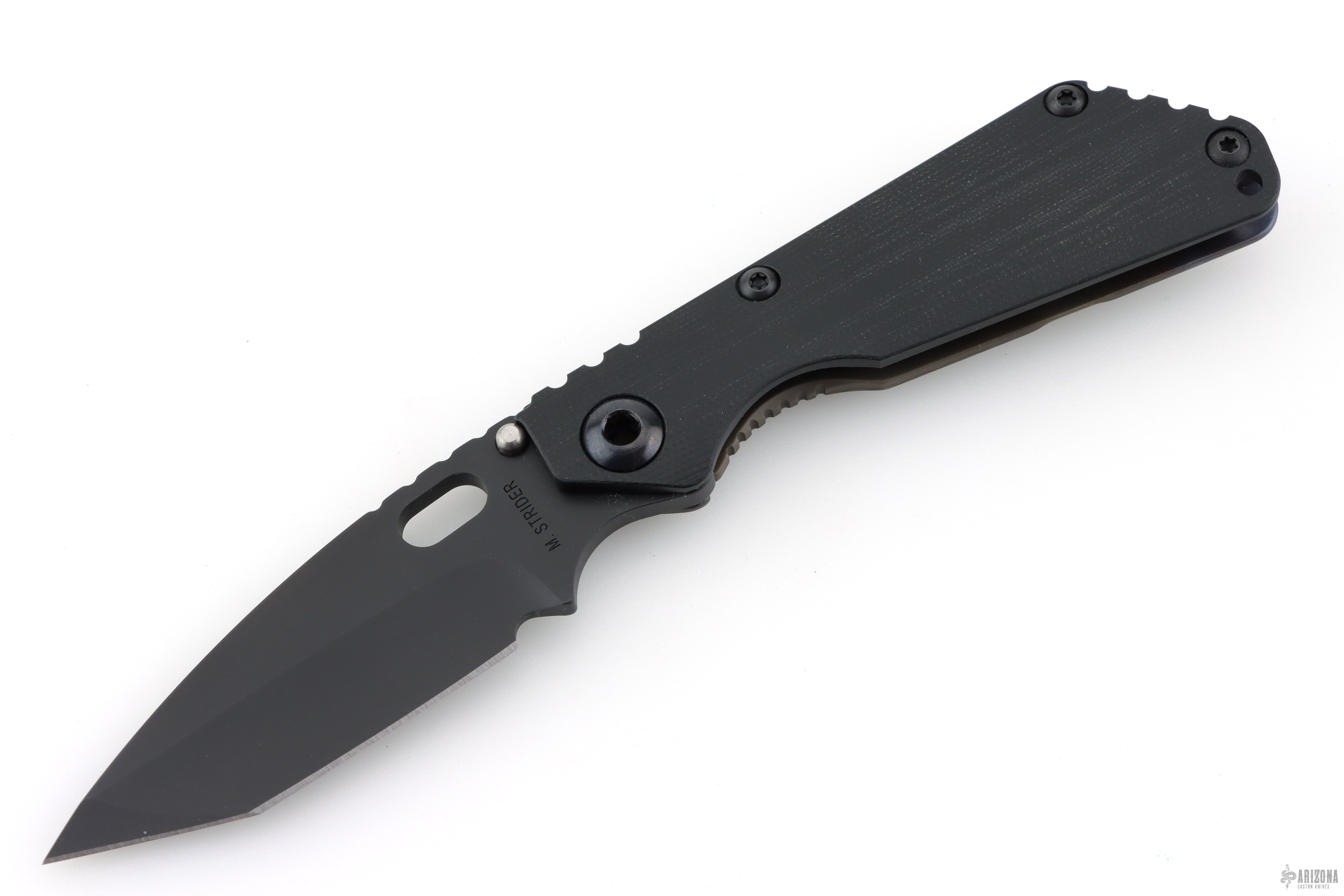 Strider SnG CC Tanto Black G10 - PD1 - Arizona Custom Knives