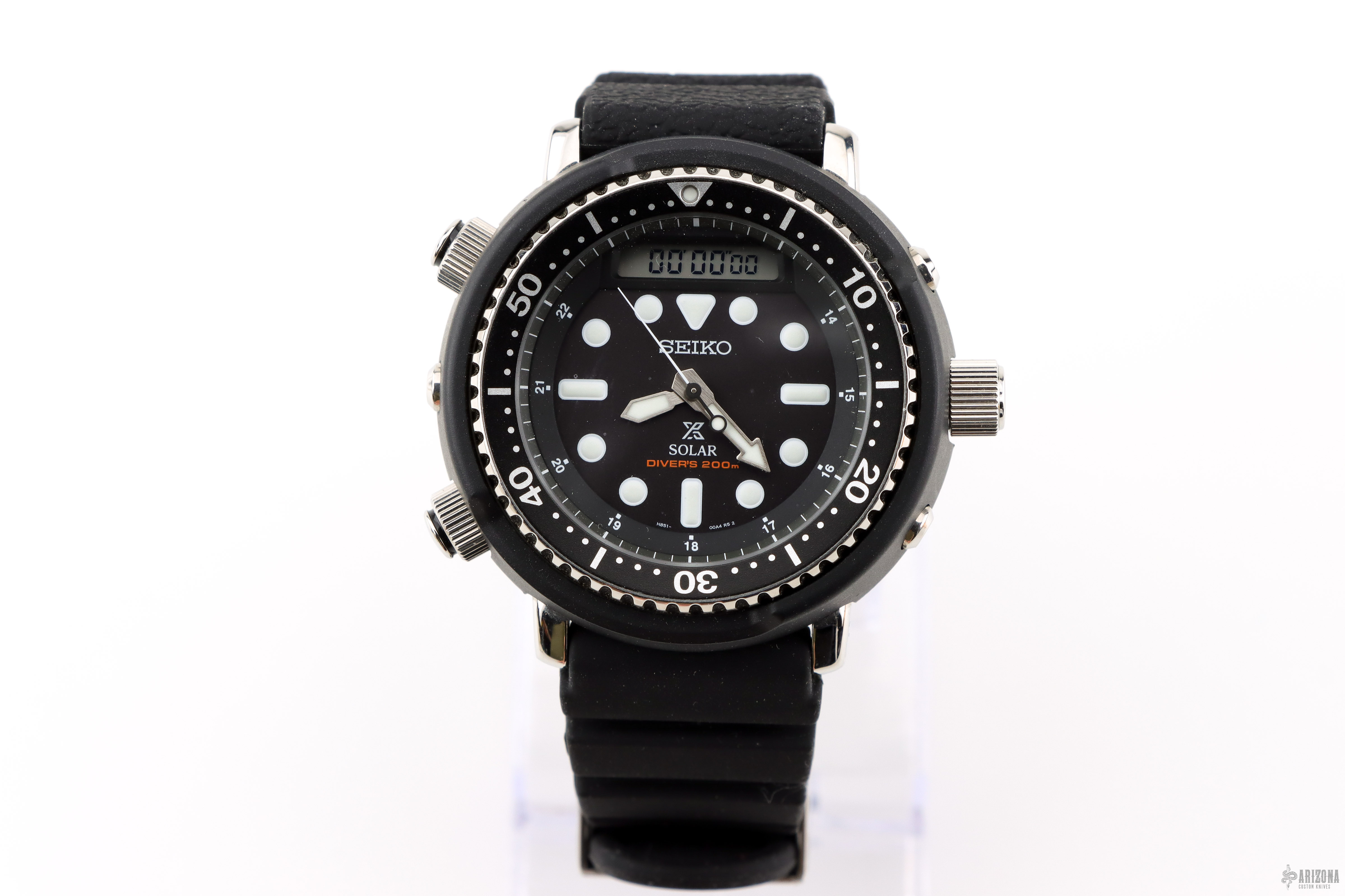 SNJ025 Prospex Solar Analog-Digital Diver - Black - Arizona Custom