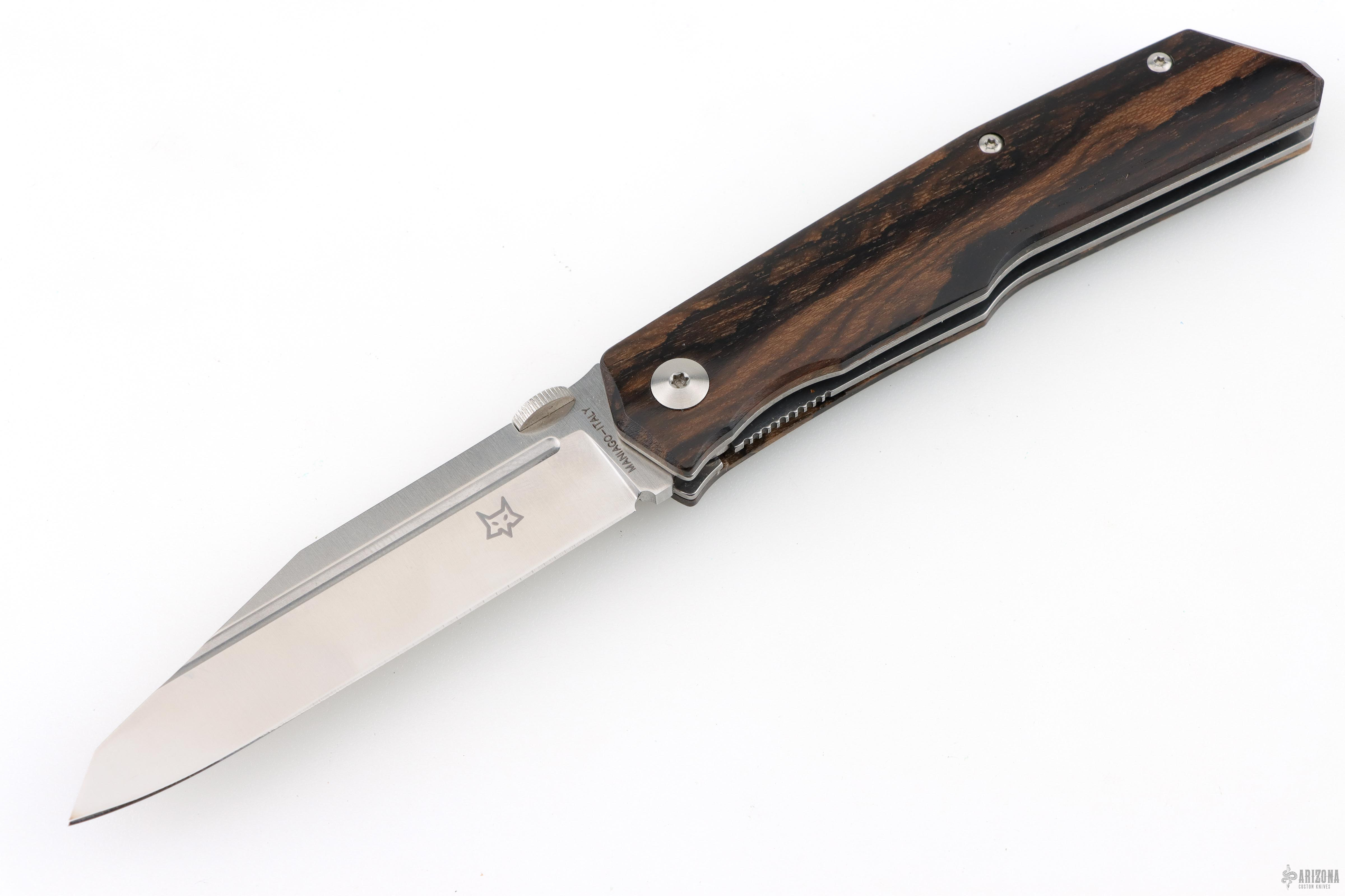 タッキー Terzuola FX-515 W Liner Lock Ziricote Wood N690Co Stainless Pocket