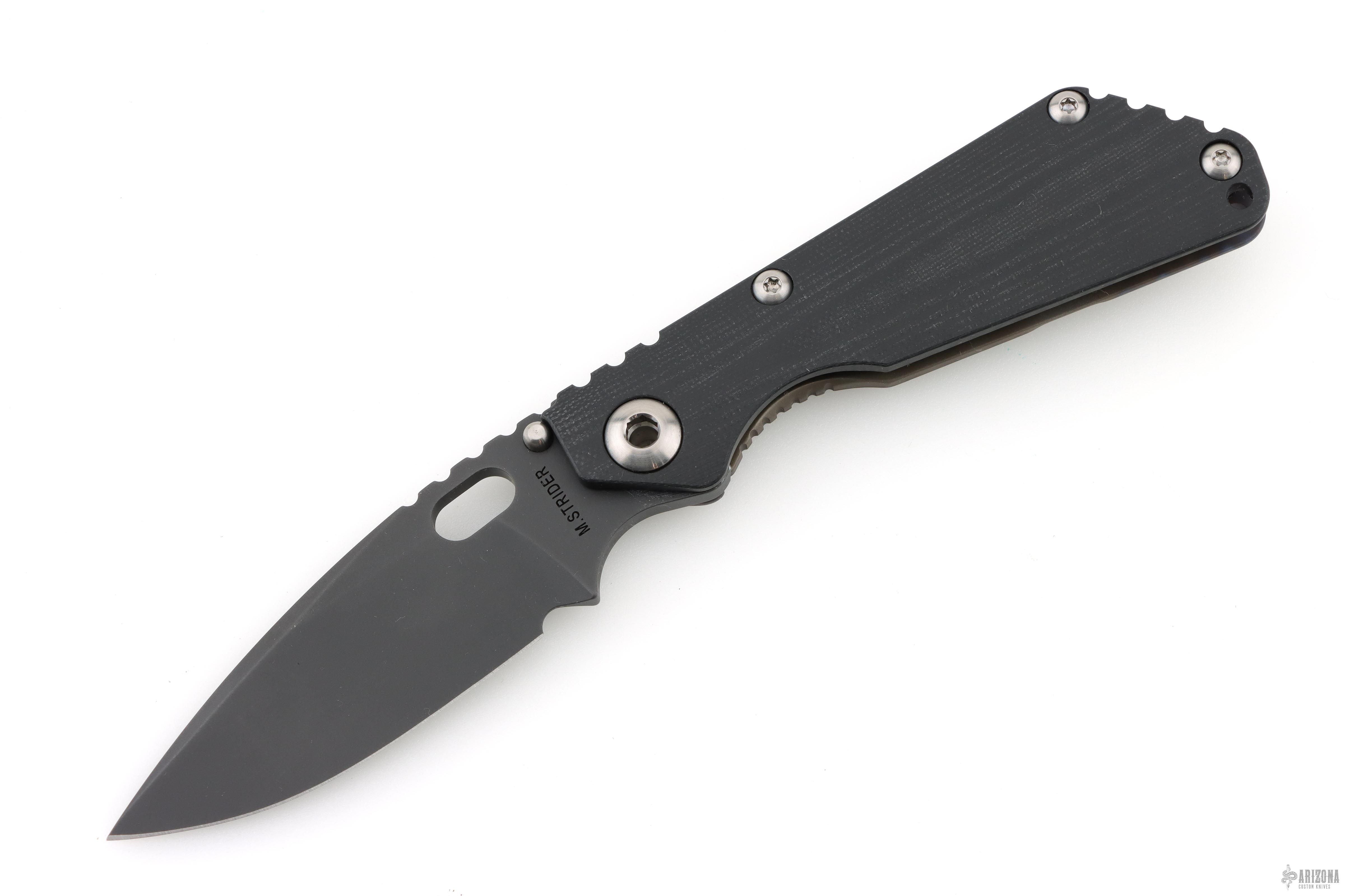 STRIDER ブラック 【美品】 Strider SnG CC Black G10 - 20CV - Arizona Custom Knives