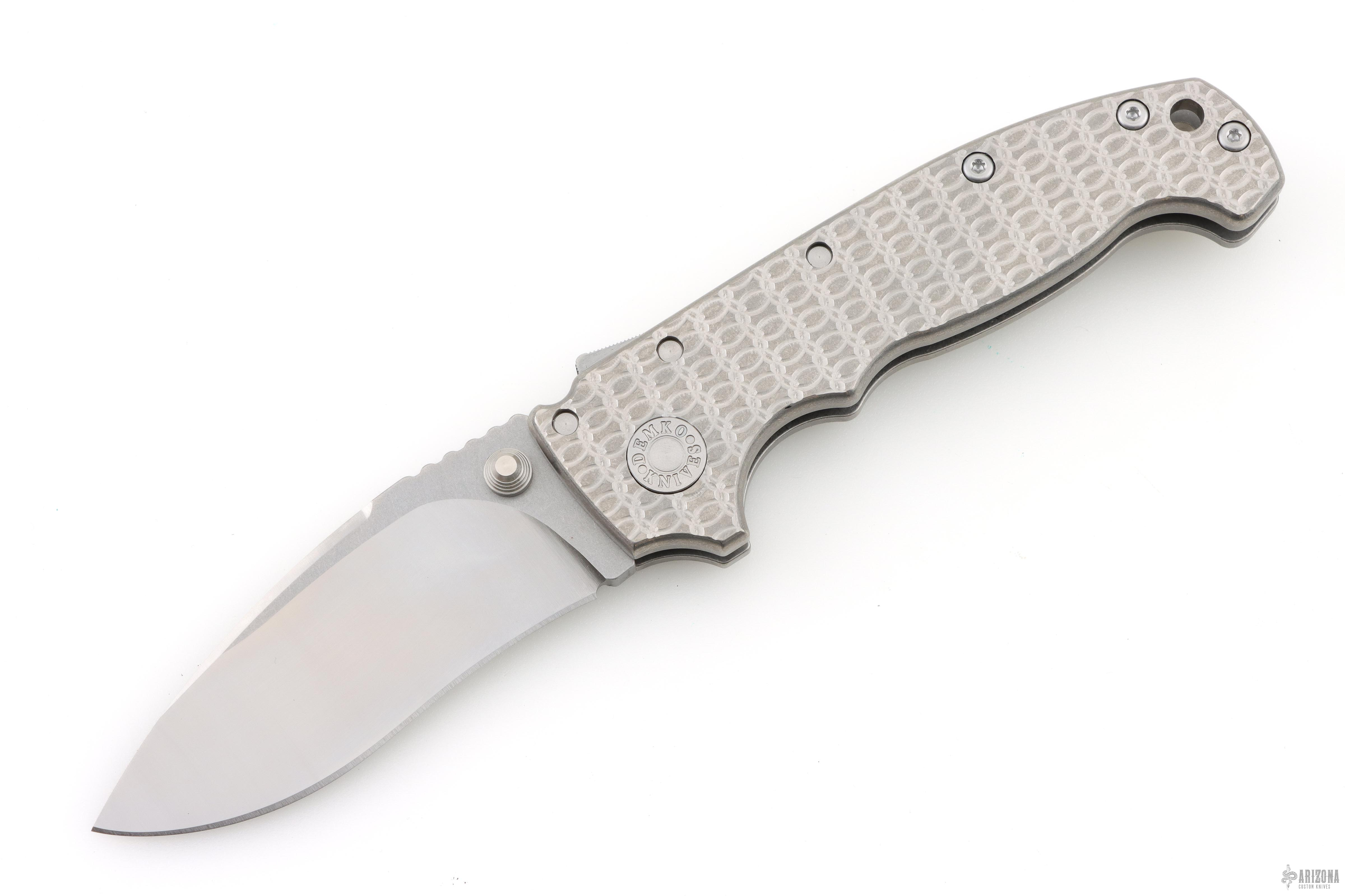 MGAD20 CPM-3V Kopis Textured Titanium Chainmail Two-Tone Raw #47