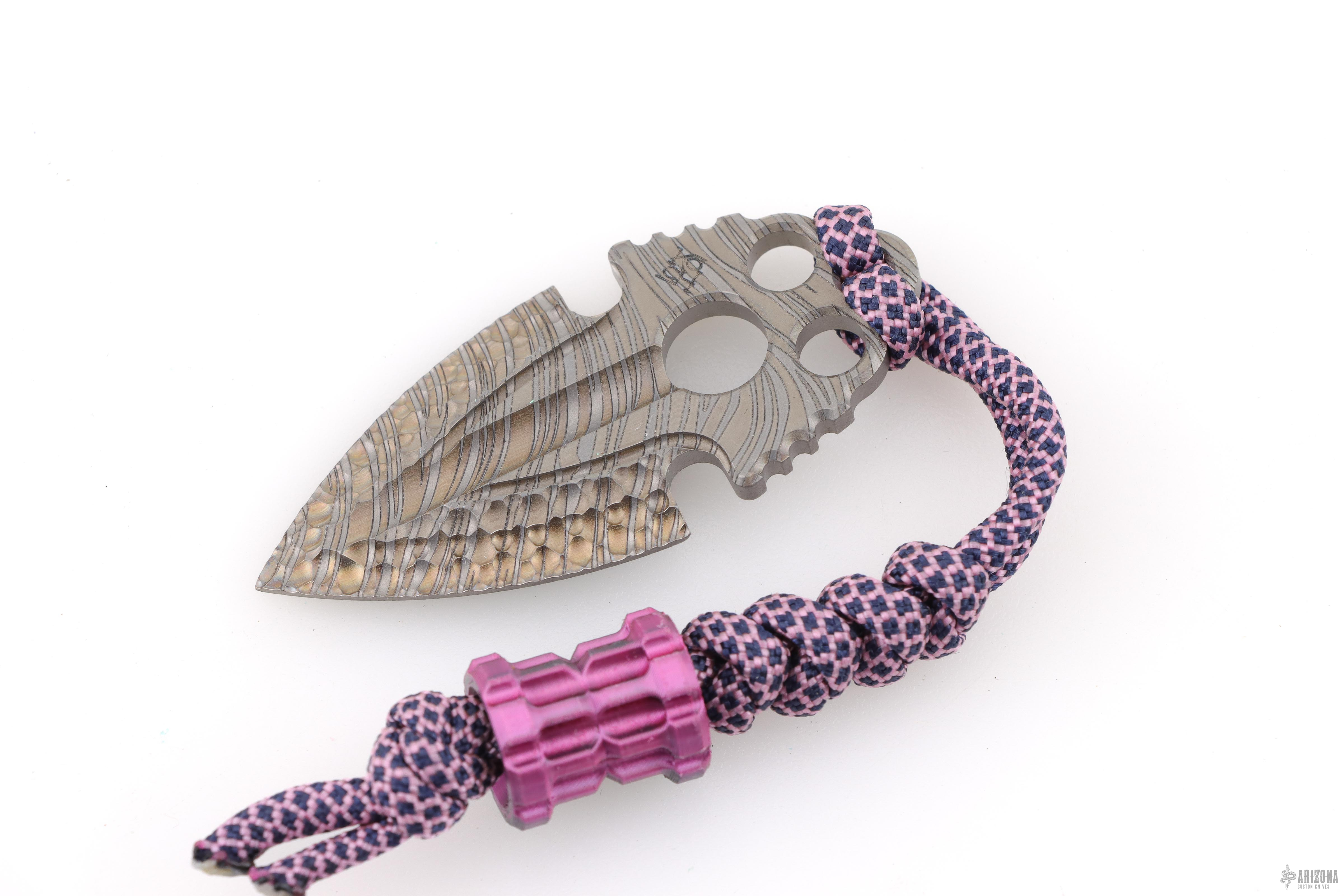 Ti Lapel Dagger w/ Bead - Arizona Custom Knives