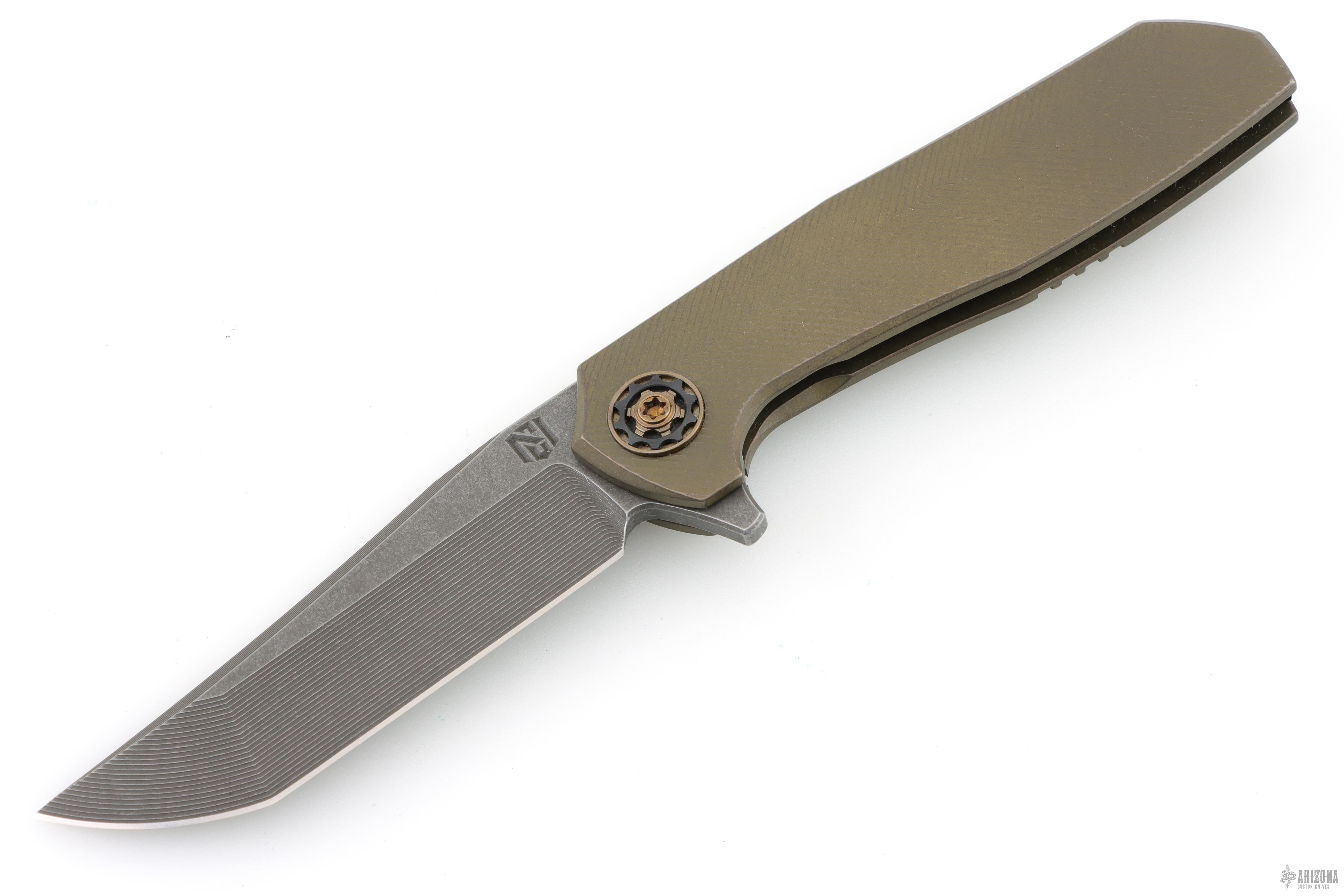 Ragnarok V2- OD Green/Bronze - Arizona Custom Knives
