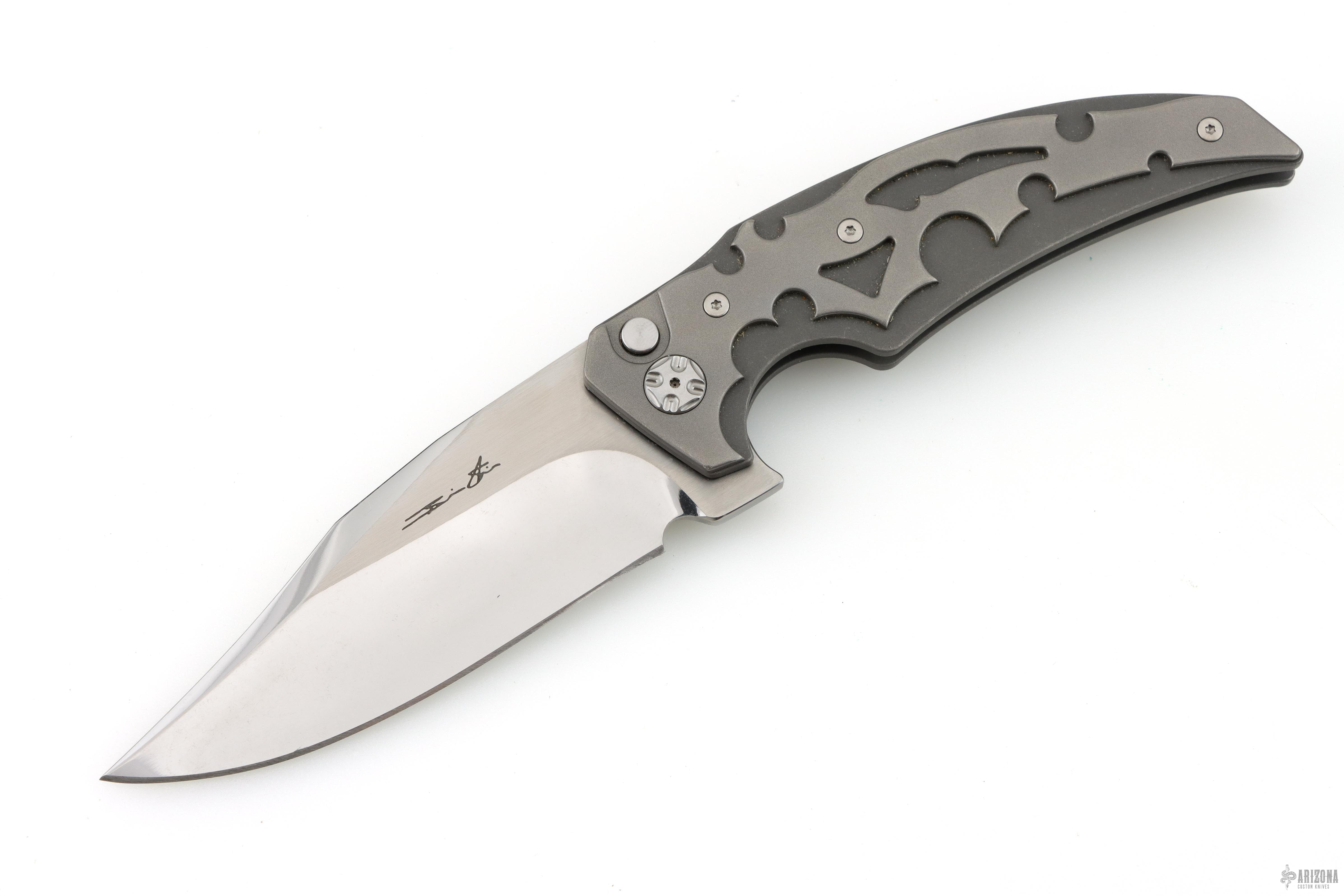 Tighe Tanium #10 - Tashi Bharucha Design - Arizona Custom Knives