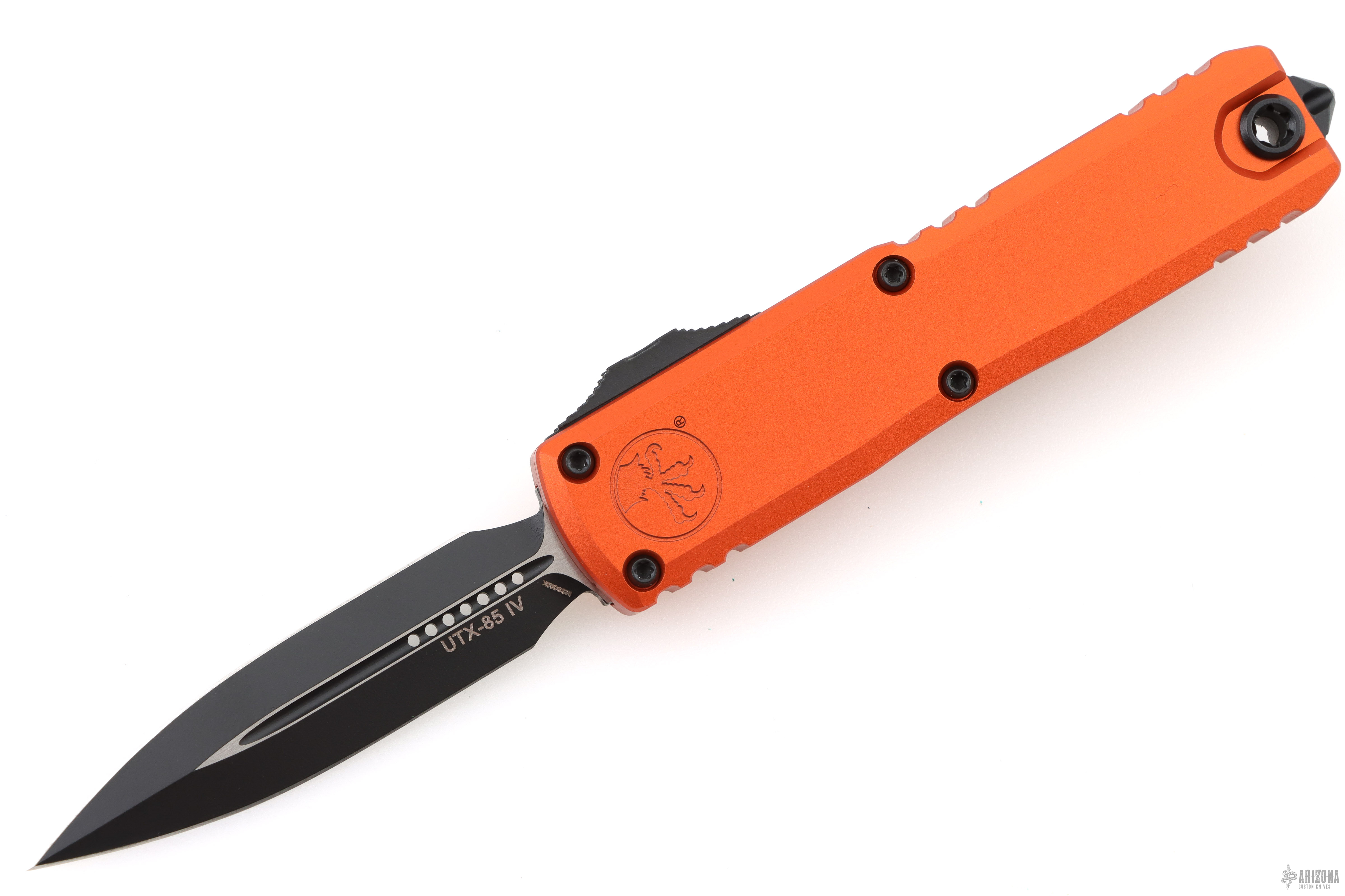 12324-10OR UTX-85 D/E Gen IV Orange Standard - Arizona Custom Knives