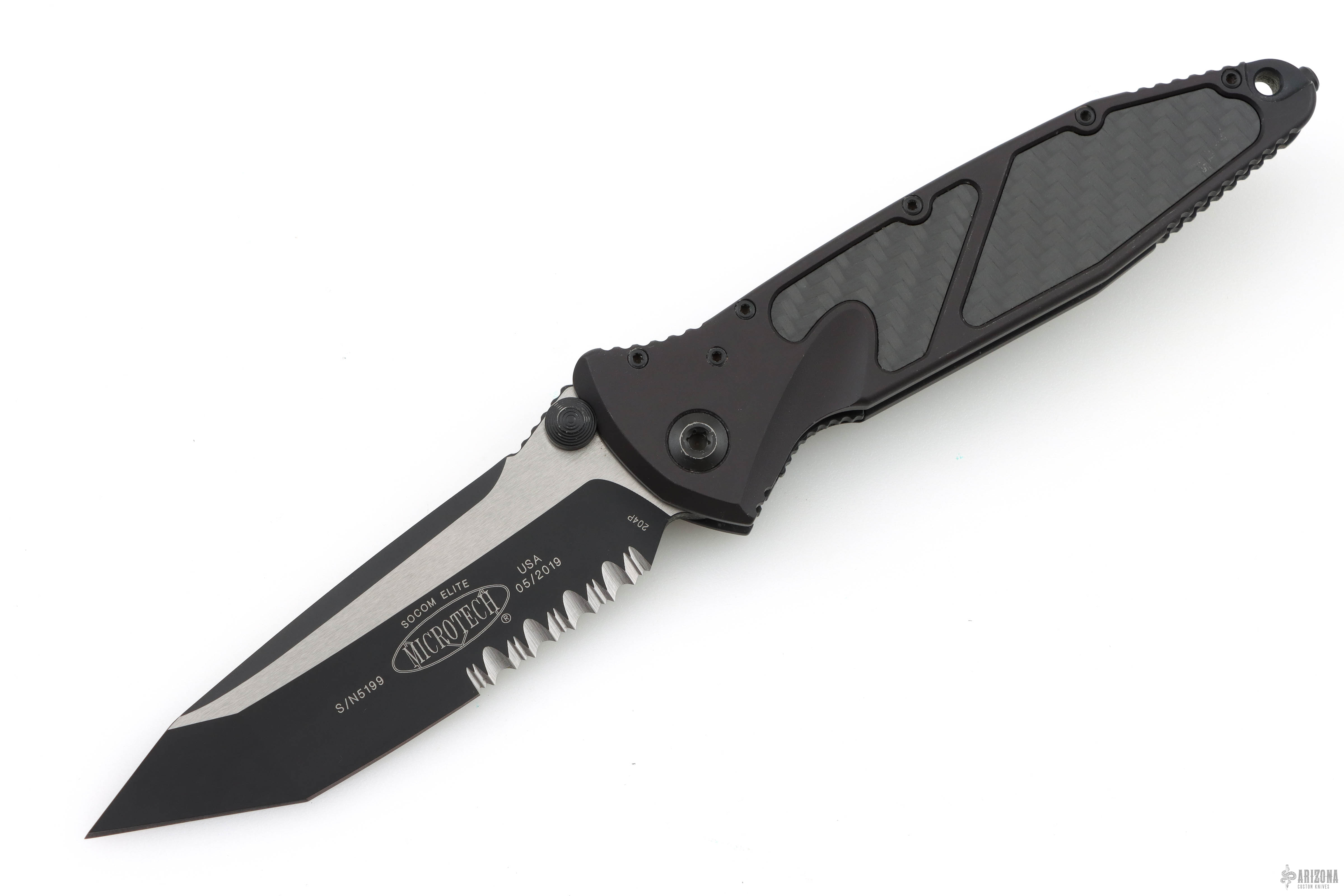 161-2CFI Socom Elite M/A T/E Tactical Carbon Fiber Inlays Partial