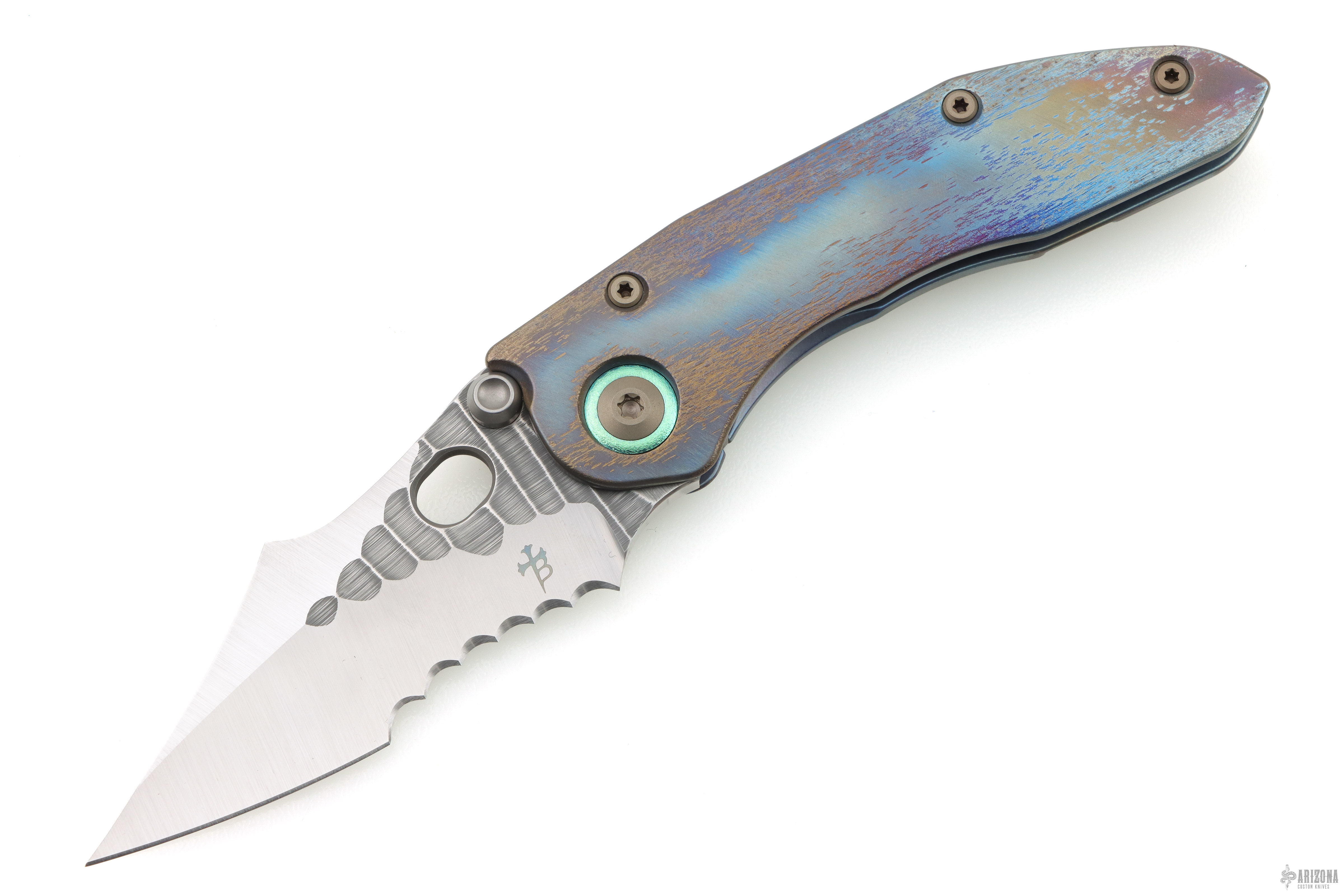 Stitch Serpent Rocker - Arizona Custom Knives