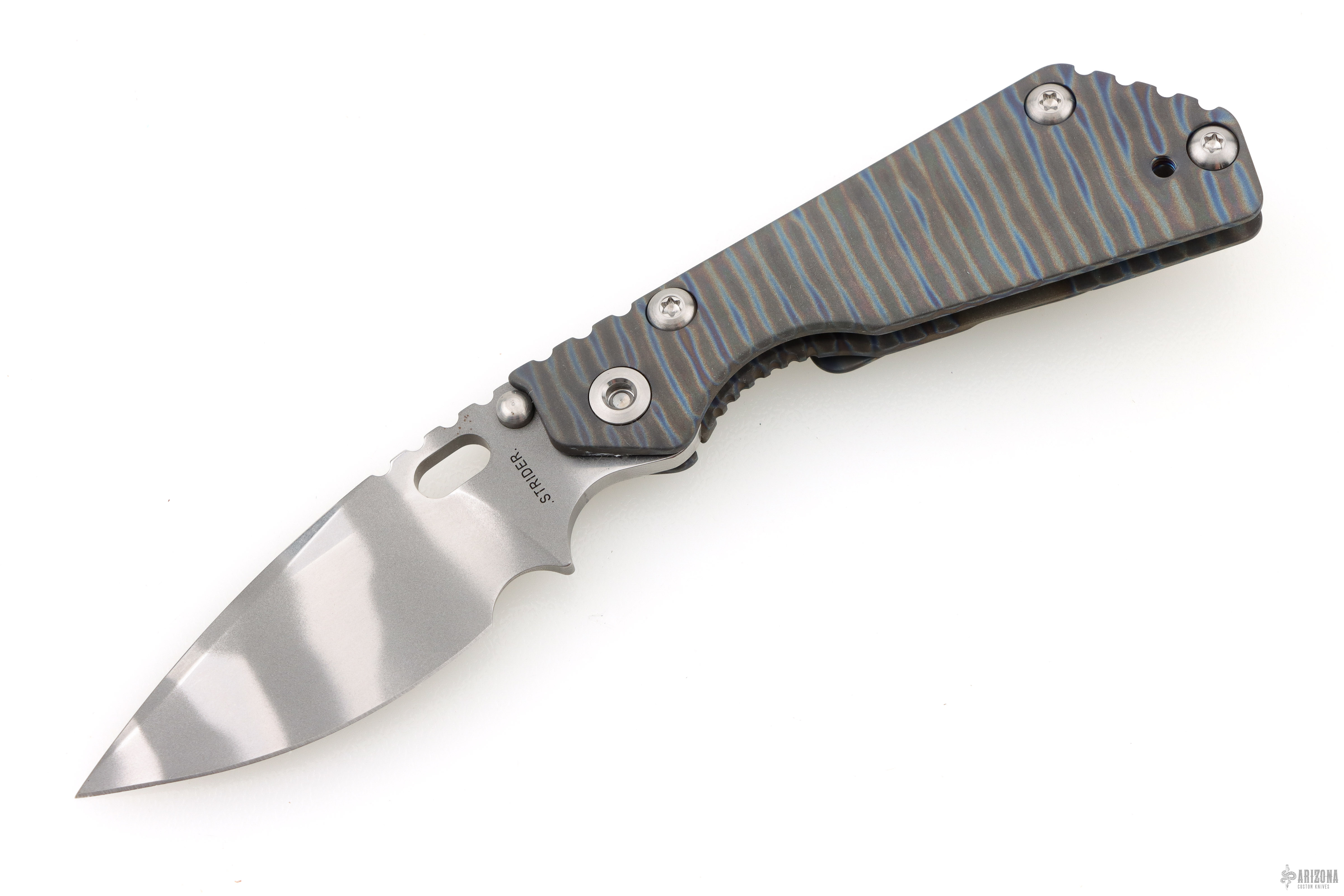 MS PT CC - Ghost Striped and Flamed - Arizona Custom Knives