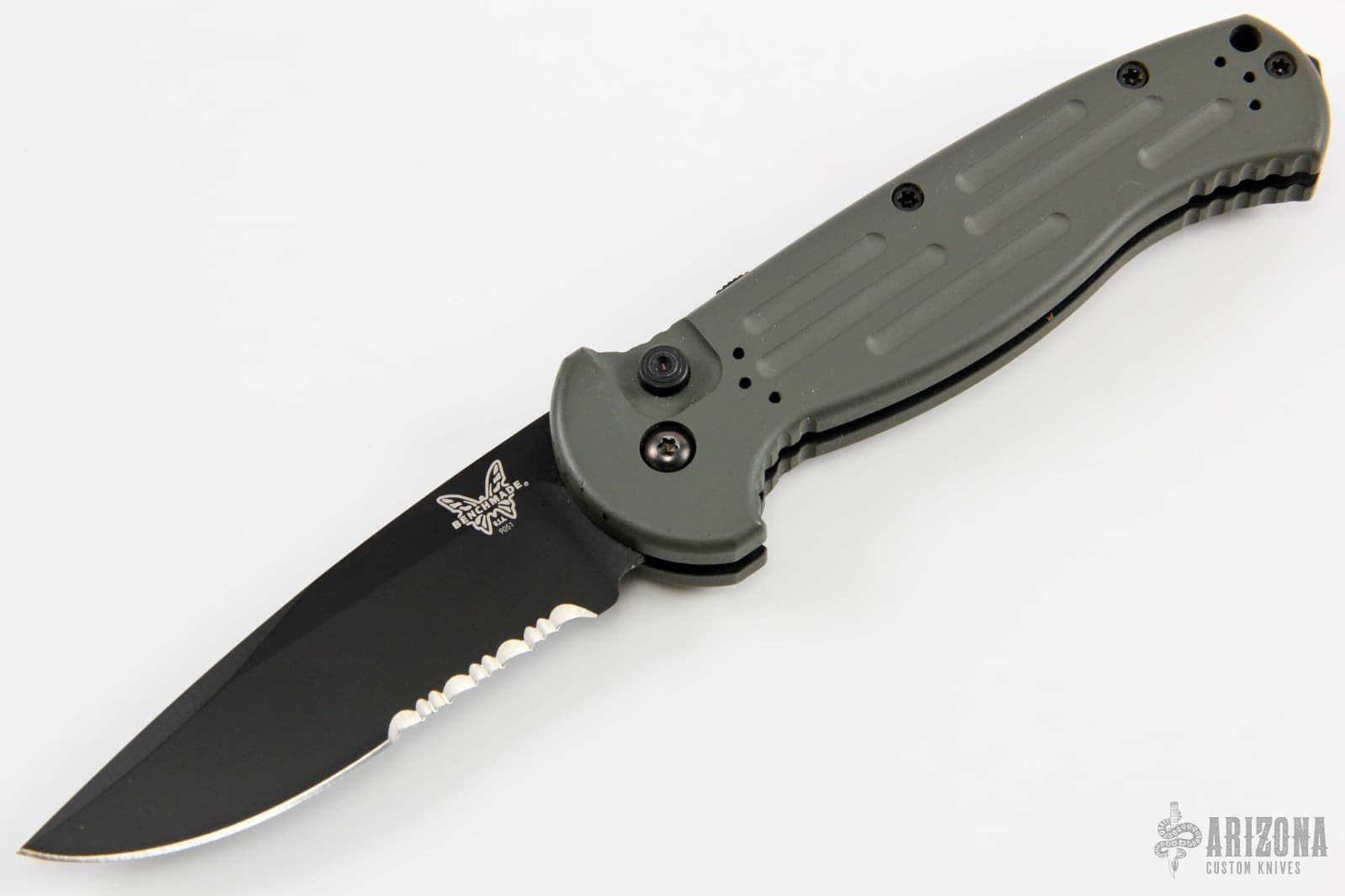 9051SBKOD-1101 AFO II Auto - Special Lasermark | Arizona Custom Knives