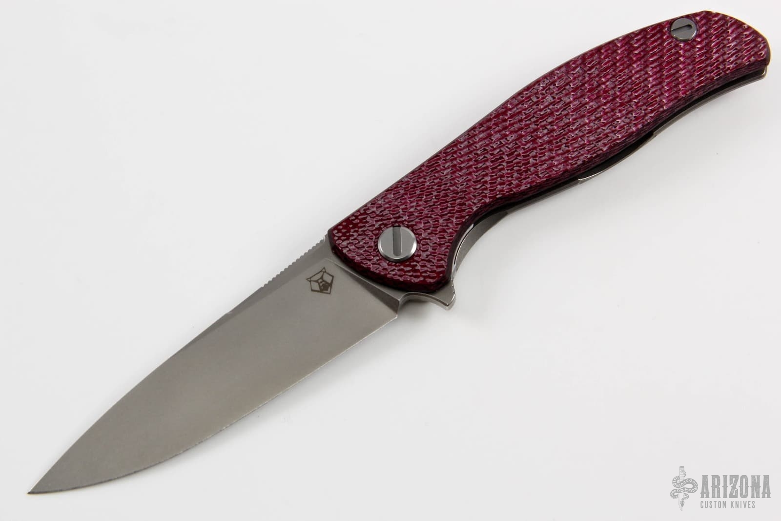 Hati R - Dark Cherry Alutex - Arizona Custom Knives
