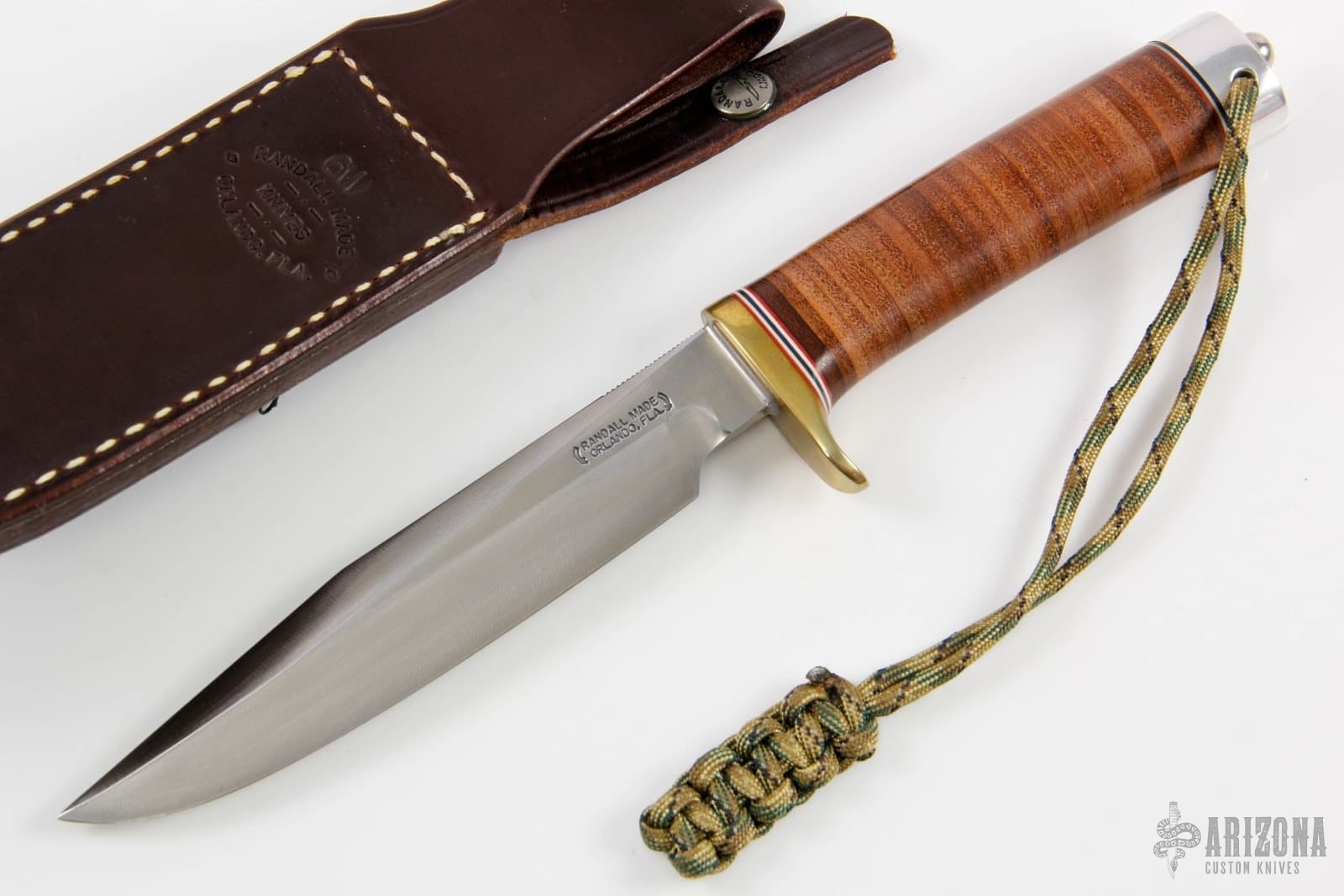 Model 5-6 Camp and Trail - Waxed Sheath - Arizona Custom Knives