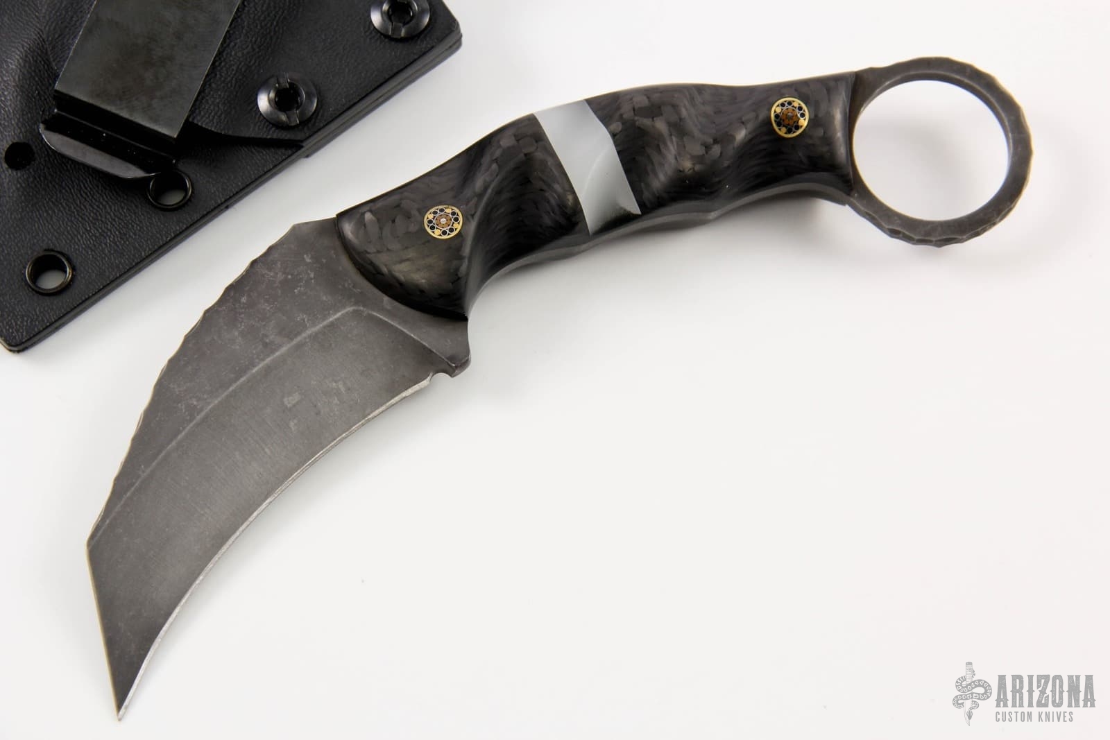 Carbon Fiber Karambit Arizona Custom Knives