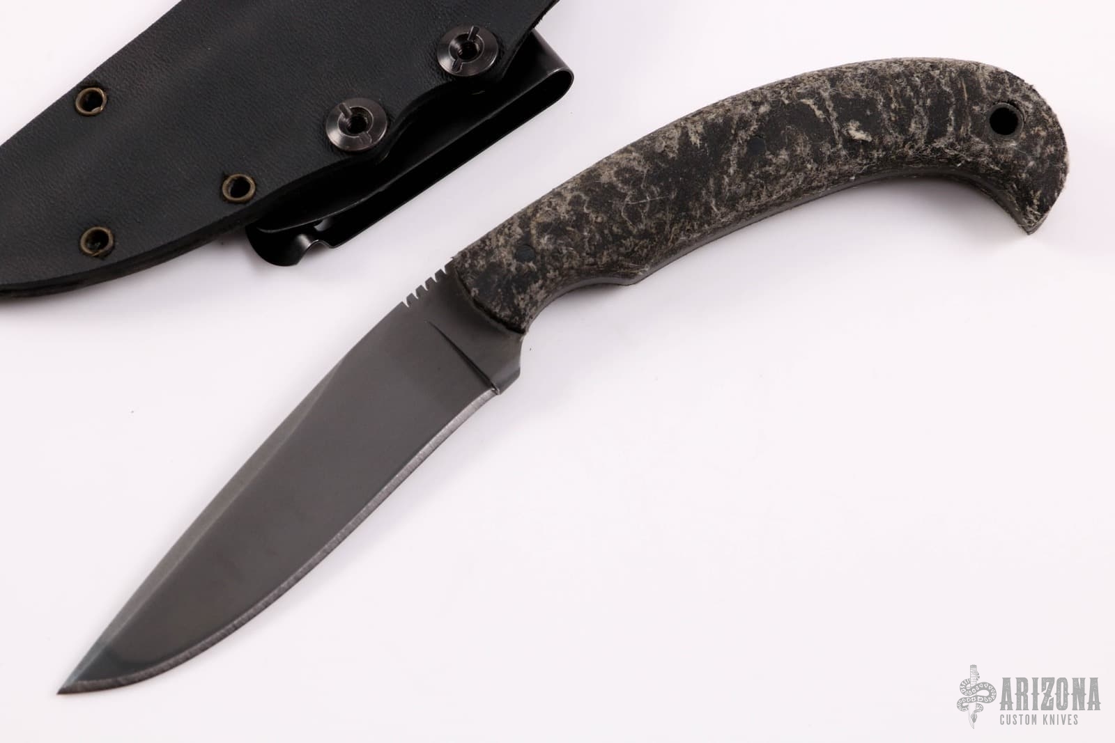 Contingency - Black Rubber - Arizona Custom Knives