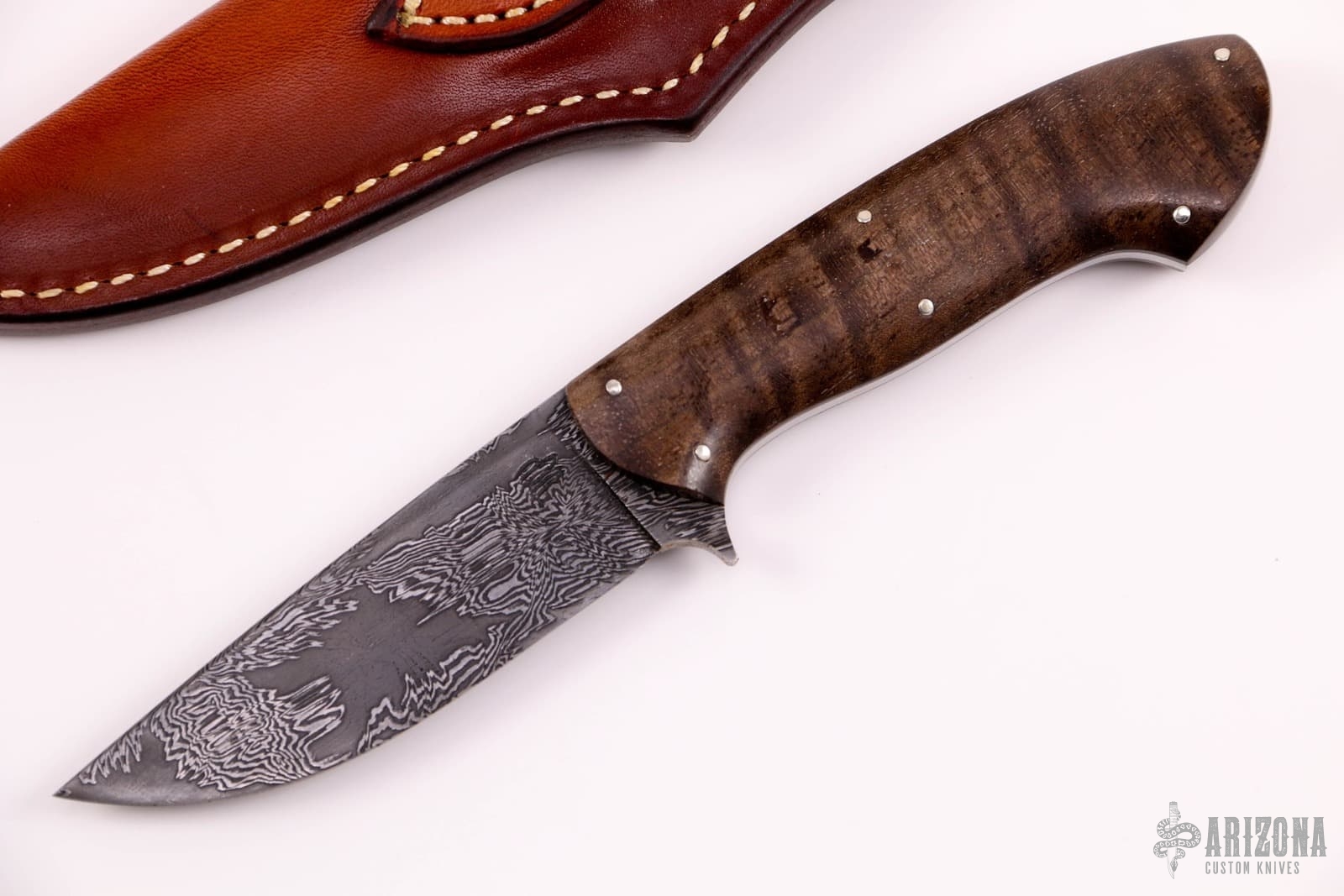 Damascus Hunter - Arizona Custom Knives