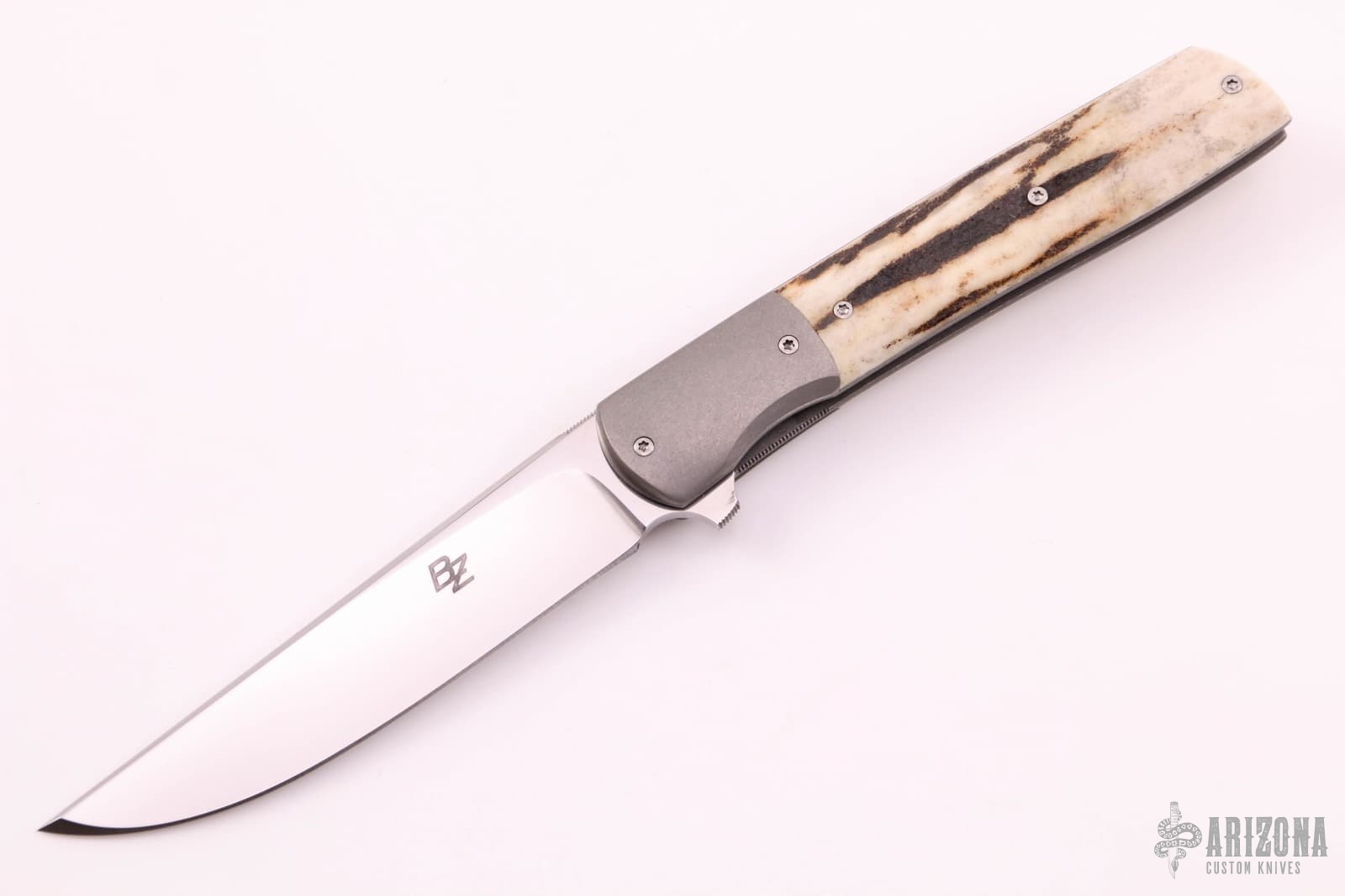 Urban Trapper - Ti Bolsters w/ Stag - Arizona Custom Knives